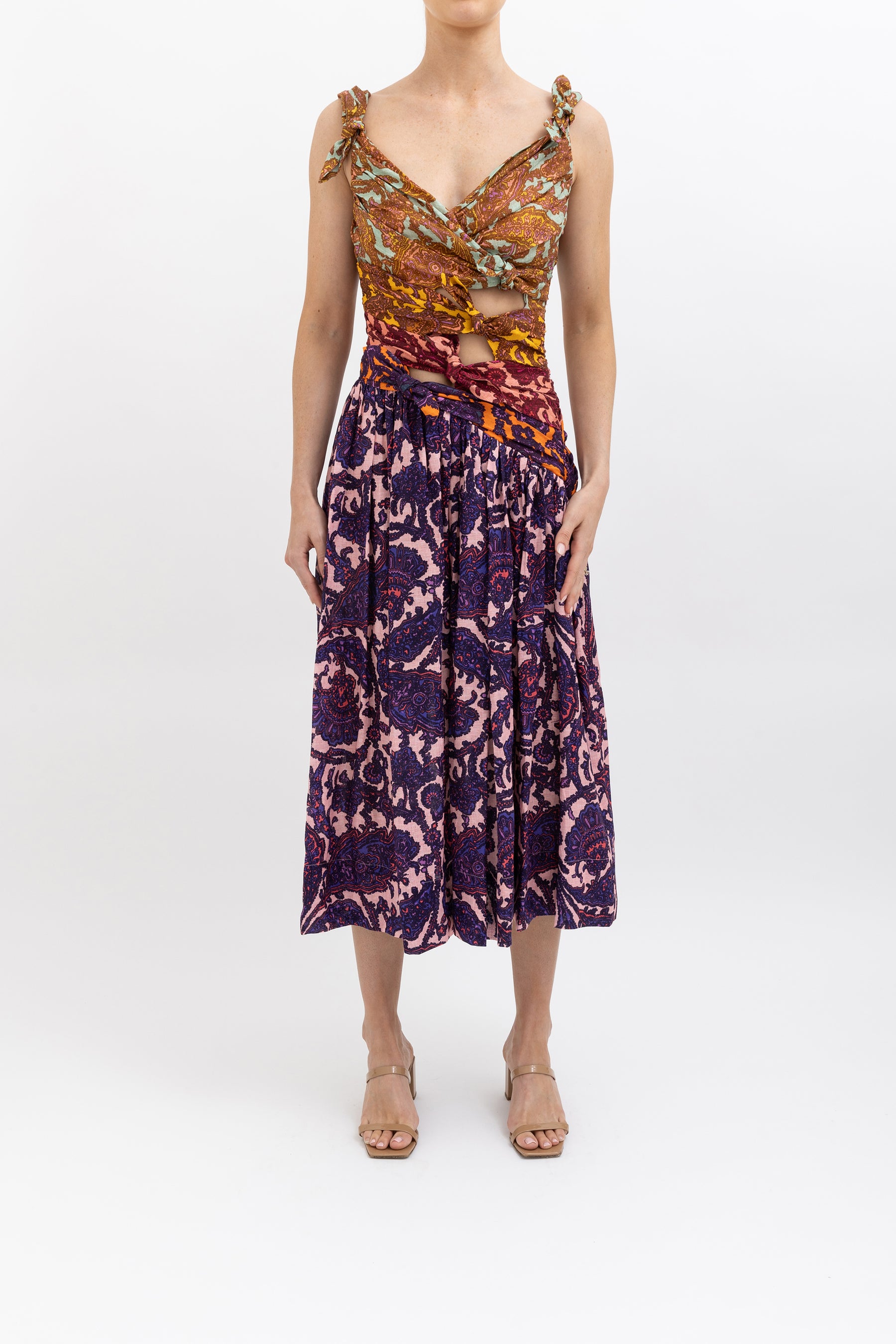 Tigi Bow Midi Dress