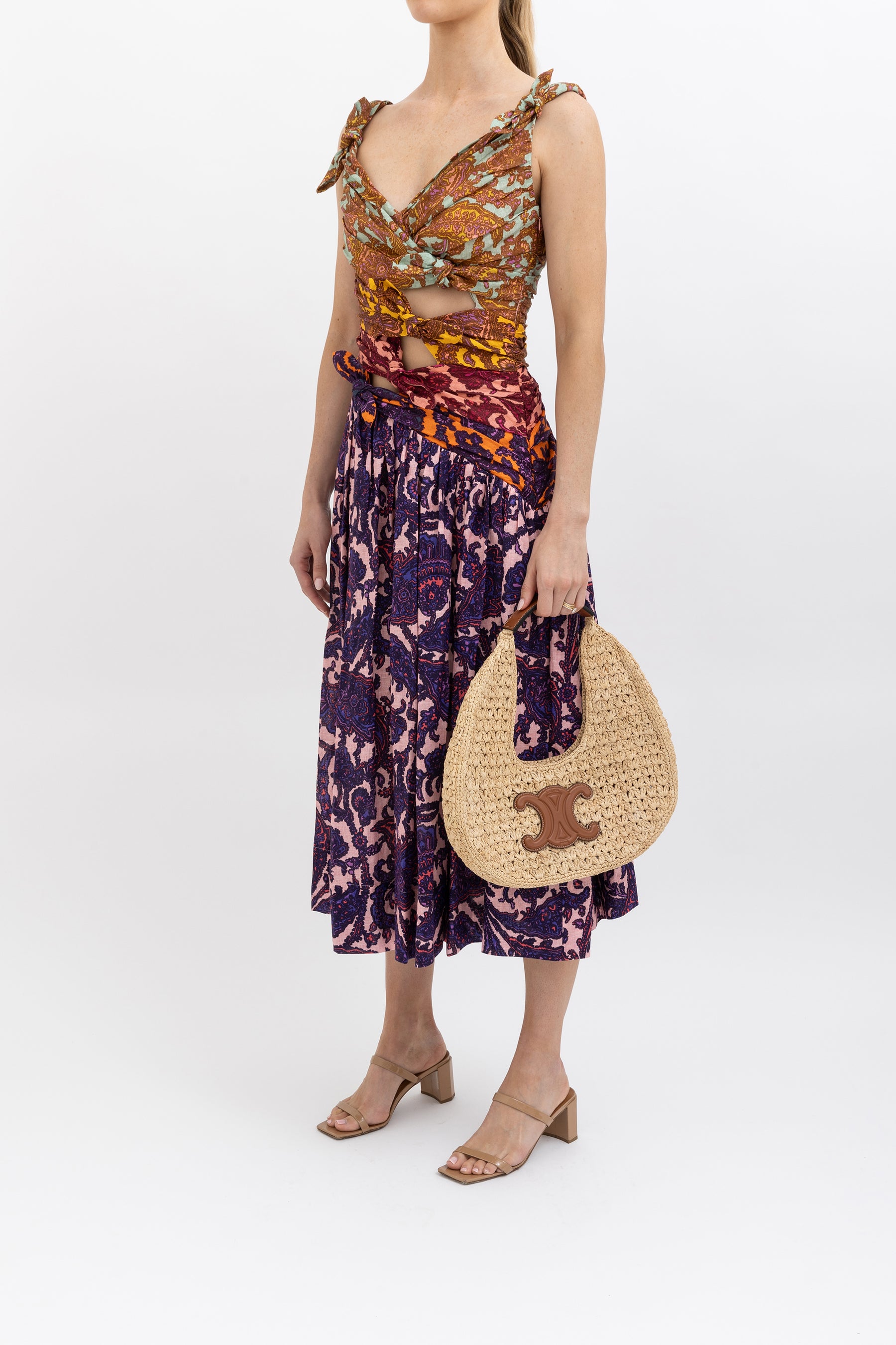 Tigi Bow Midi Dress