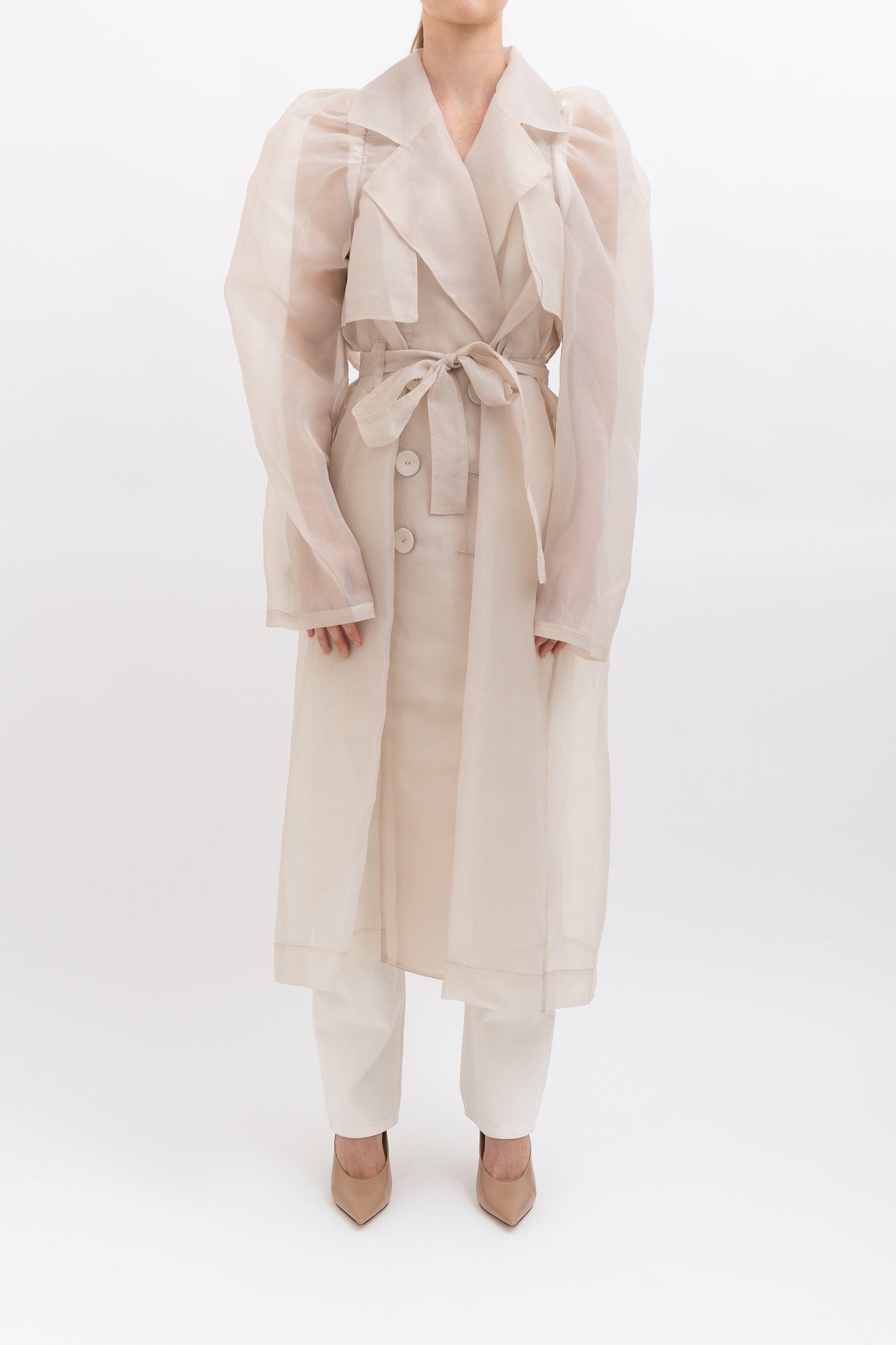 Roxanne Organza Trench Coat