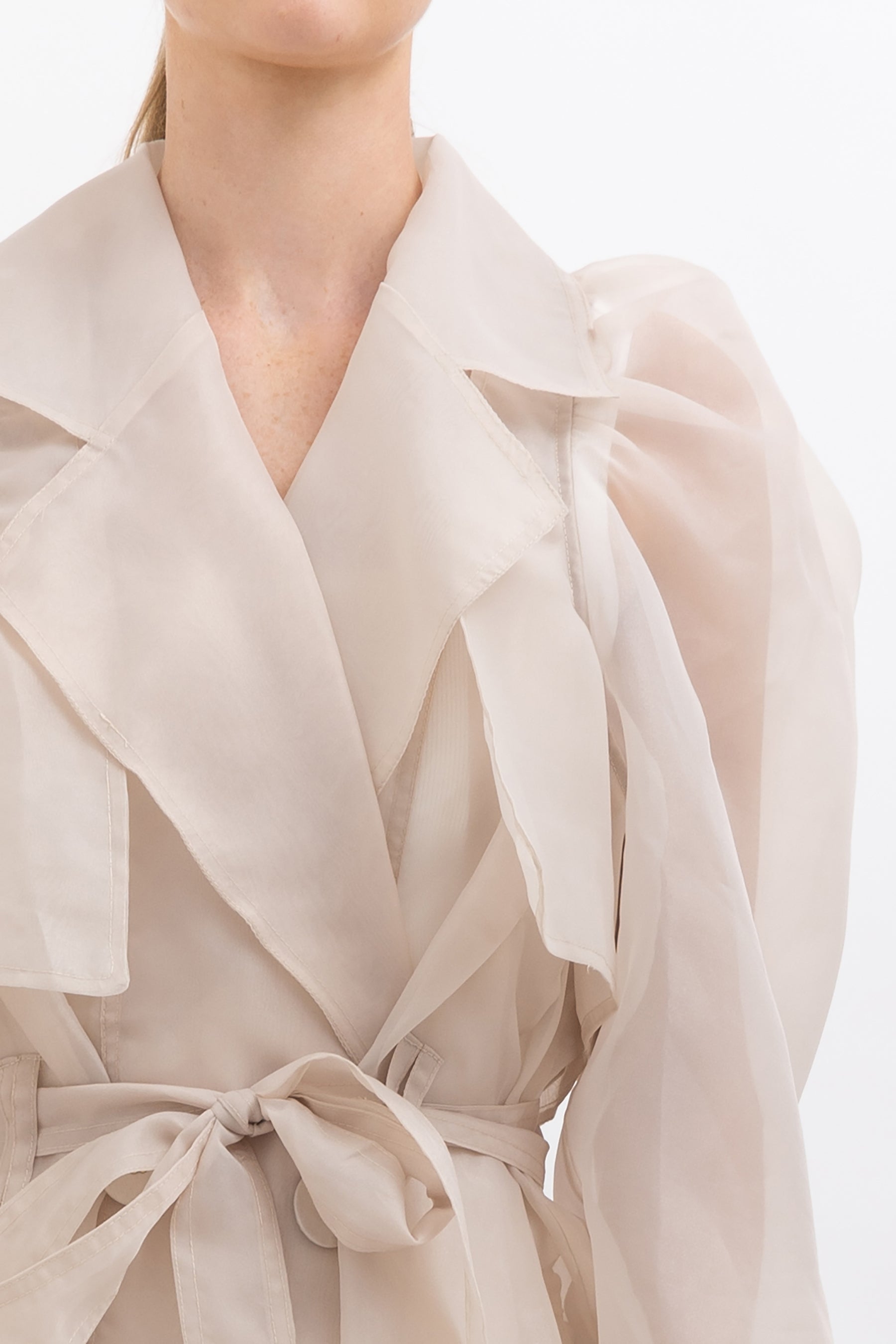 Roxanne Organza Trench Coat