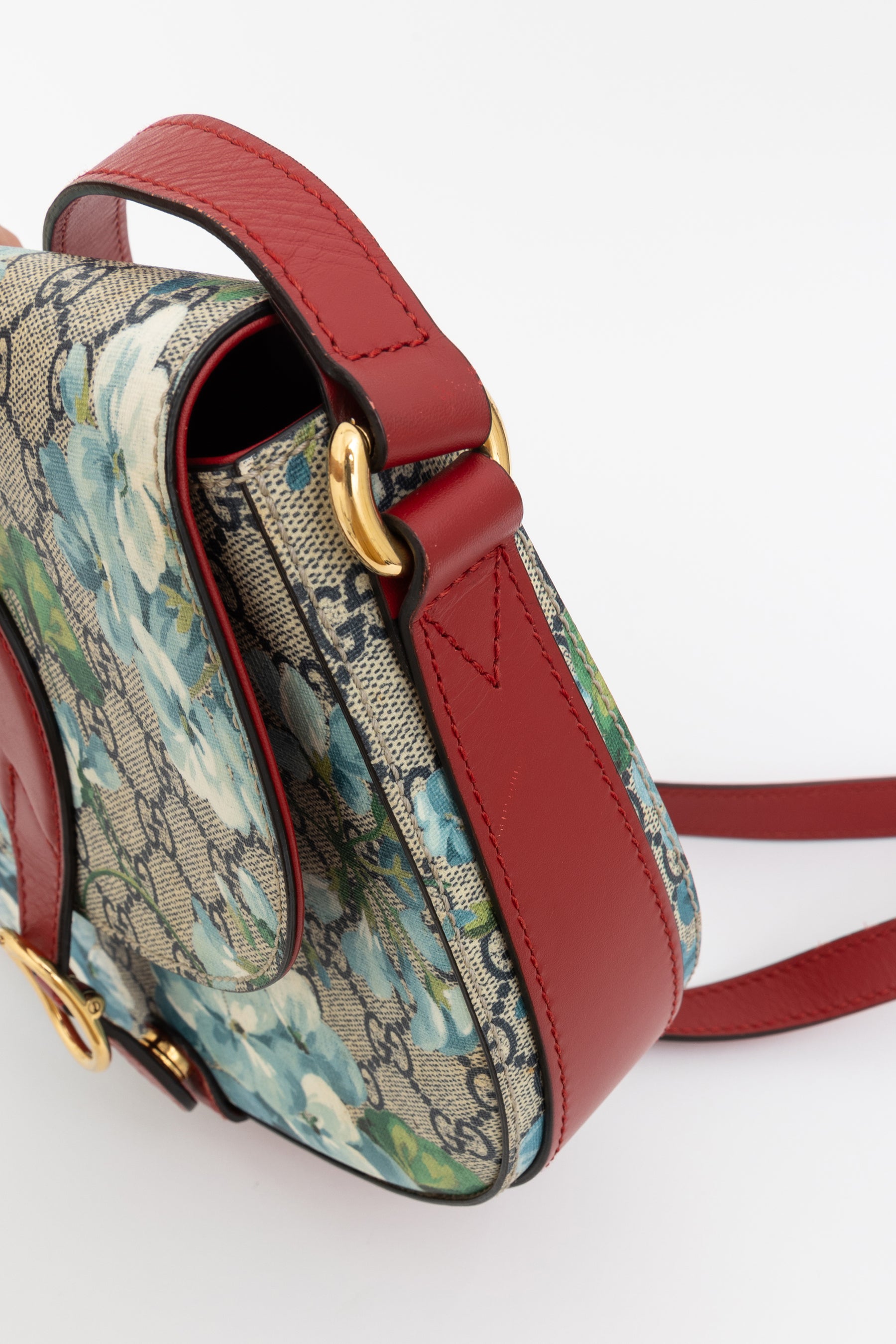 GG Blooms Small Flap Saddle Bag