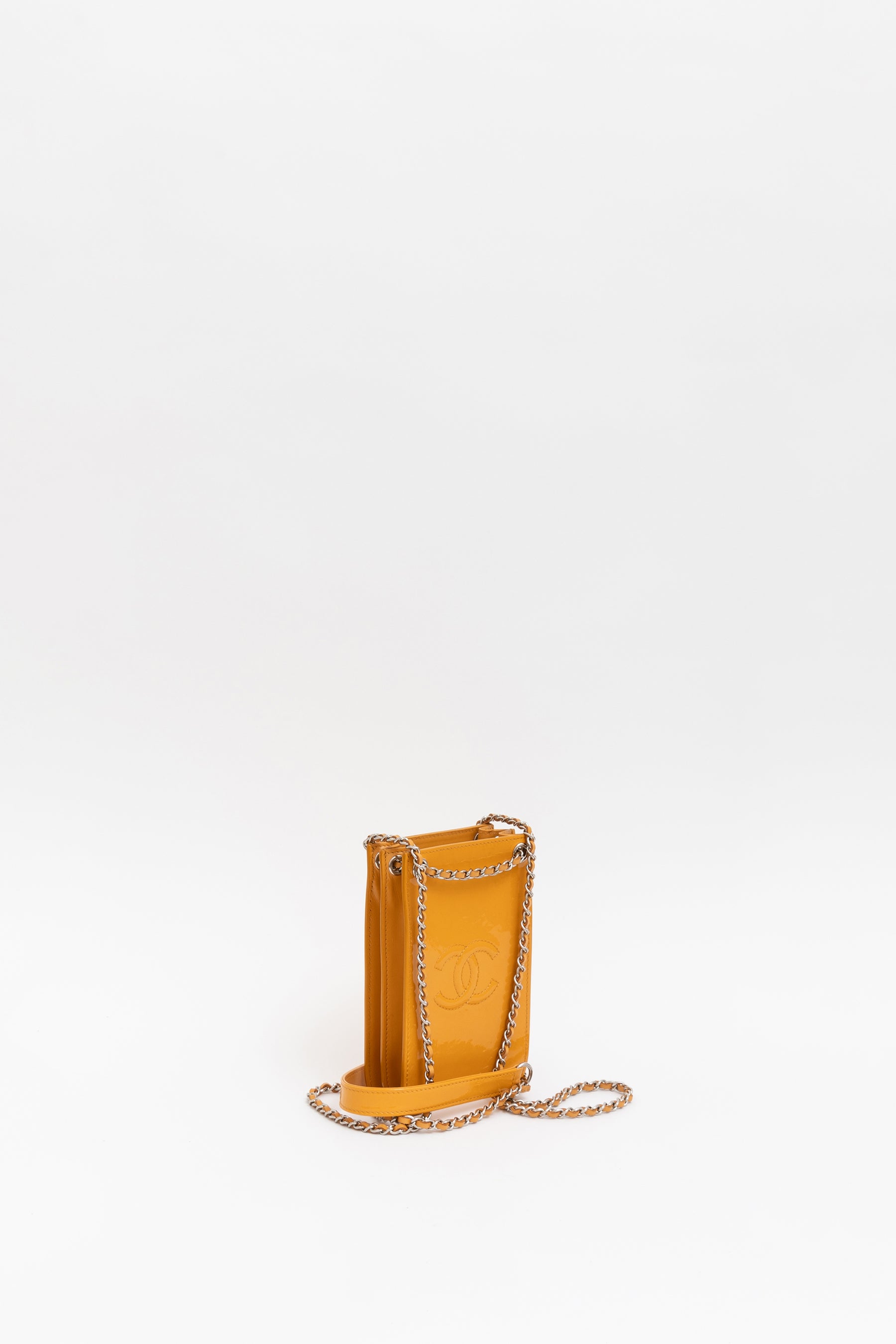 Patent Cross-Body Pouch Bag