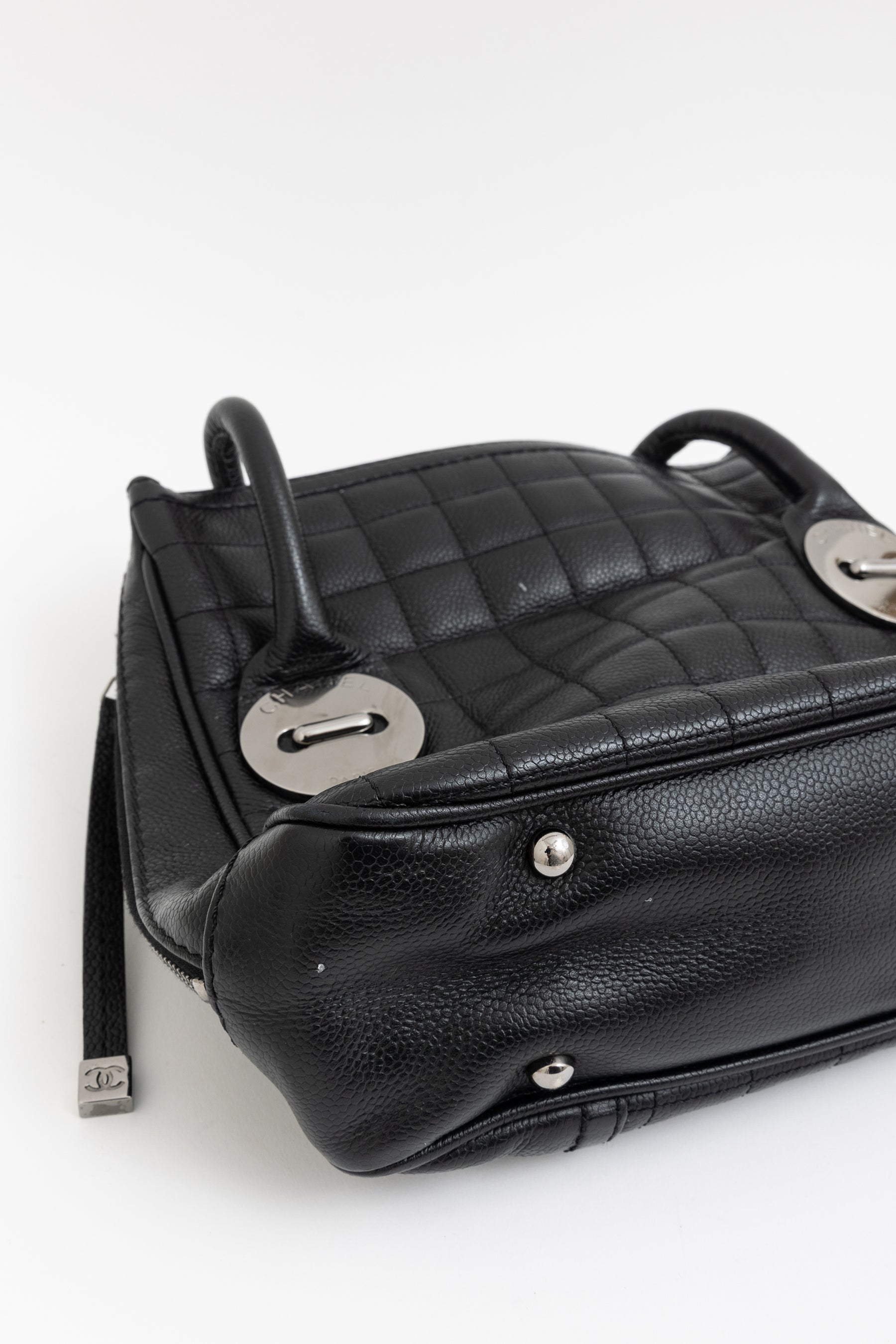 Button Mini Tote Bag