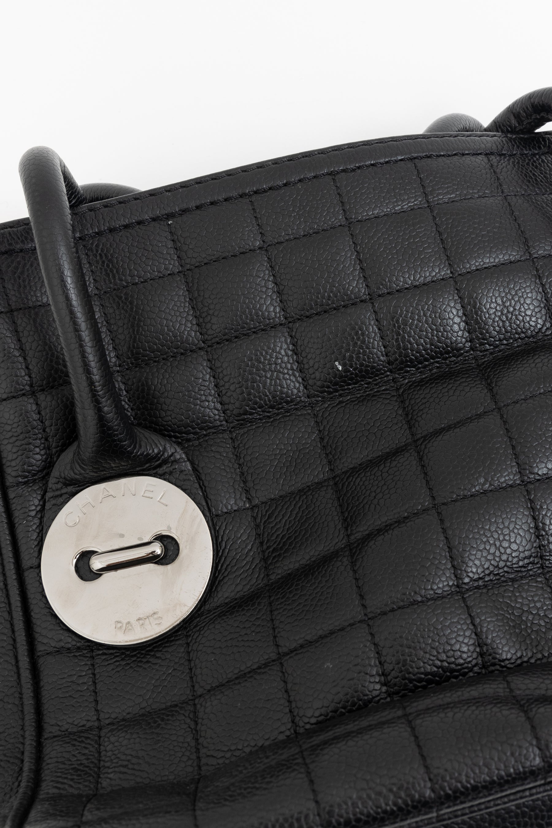 Button Mini Tote Bag