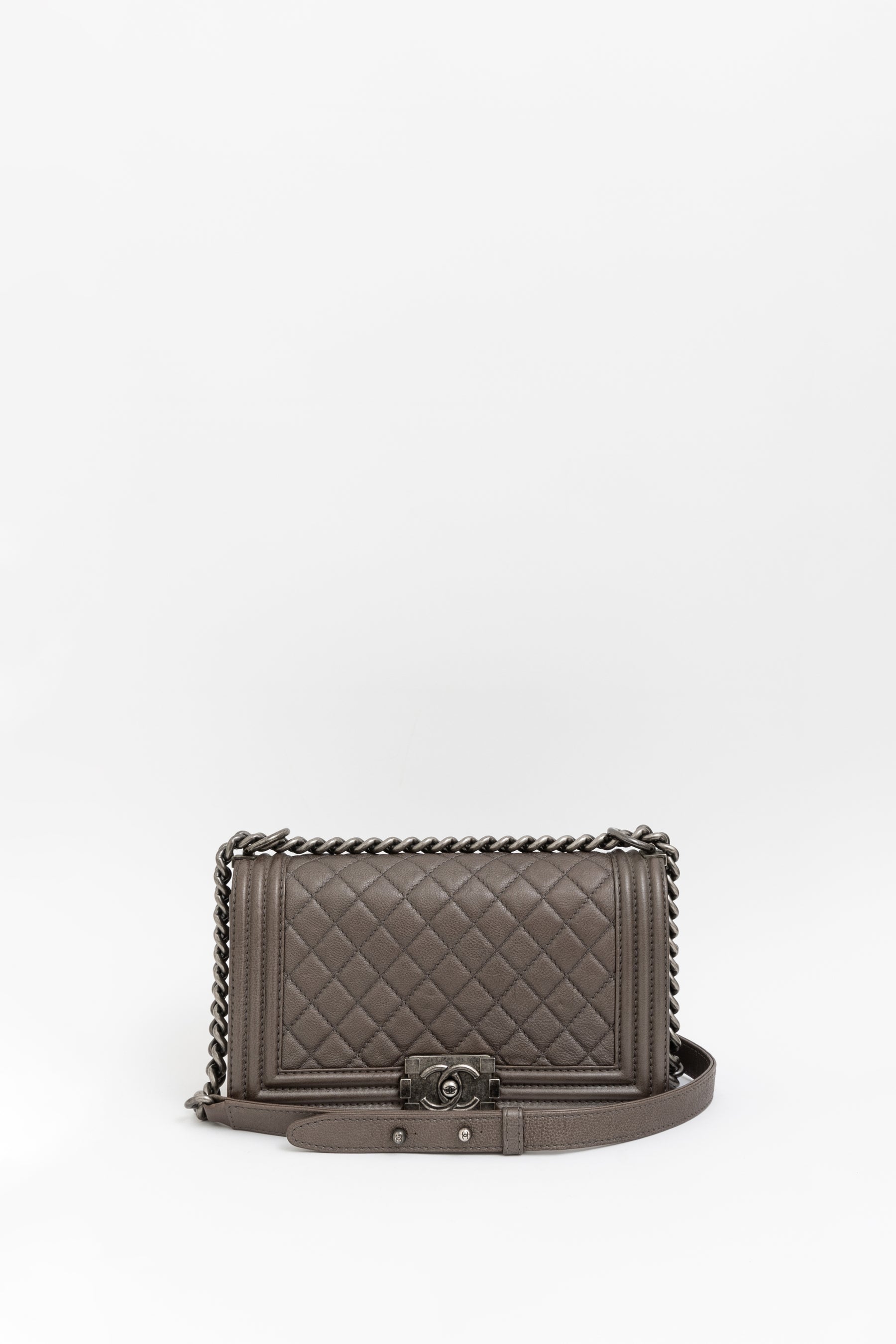 Medium Quilted Boy Bag