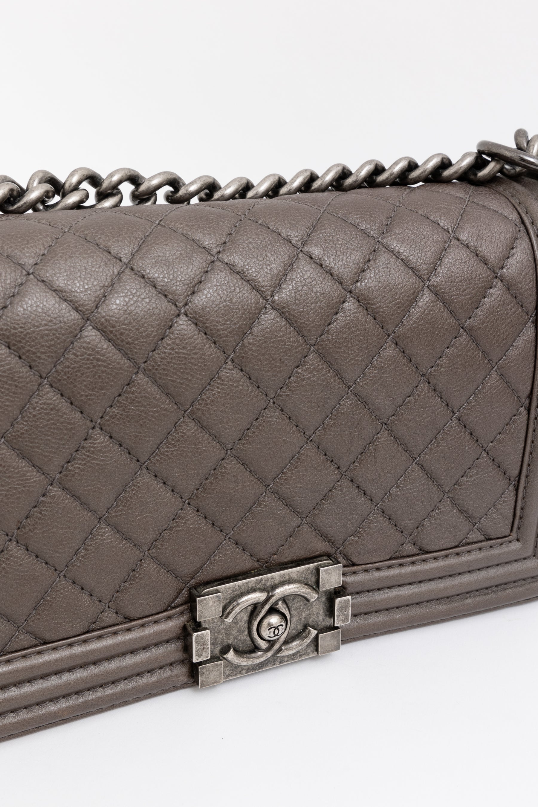 Medium Quilted Boy Bag