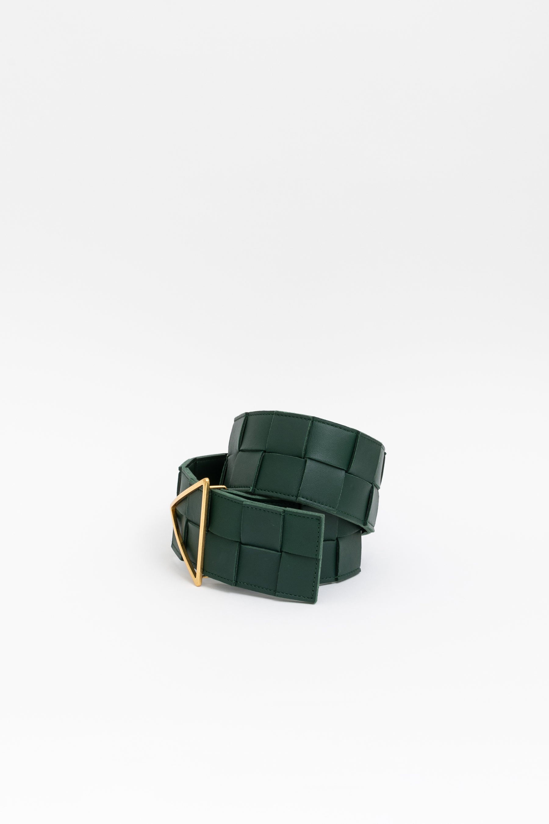 Intraccio Wide Leather Belt