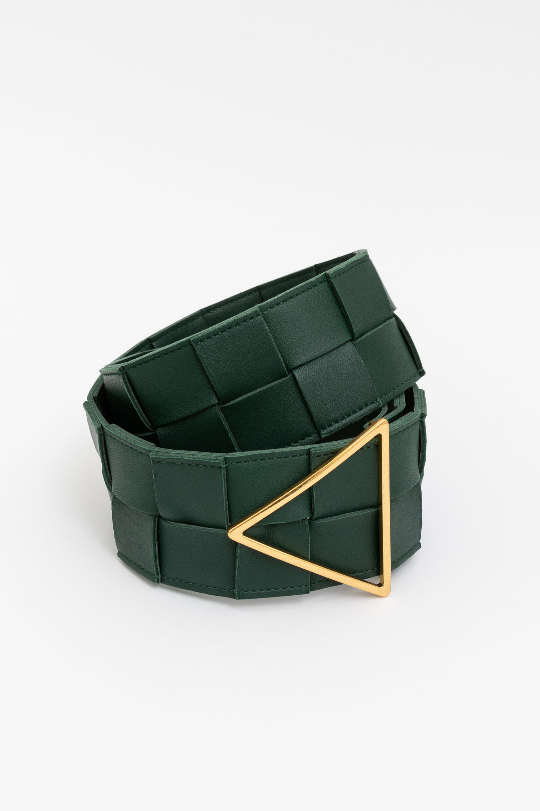 Intraccio Wide Leather Belt