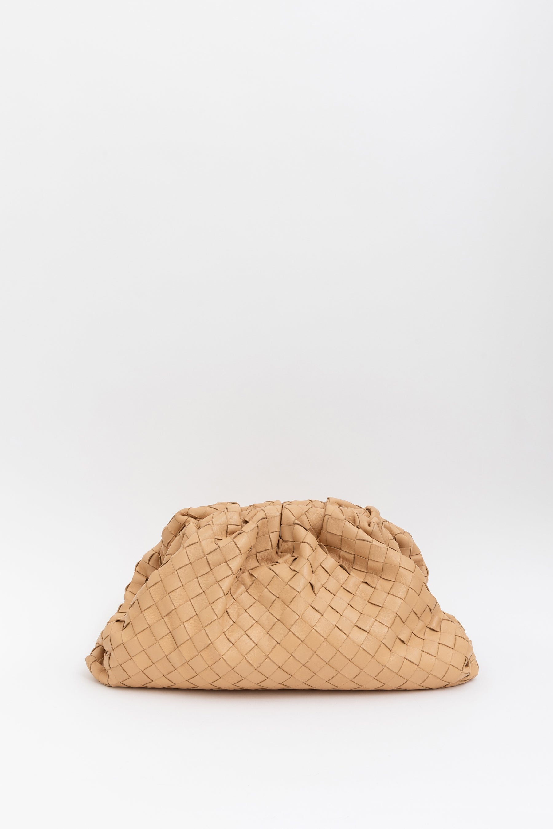 Intrecciato Leather Pouch