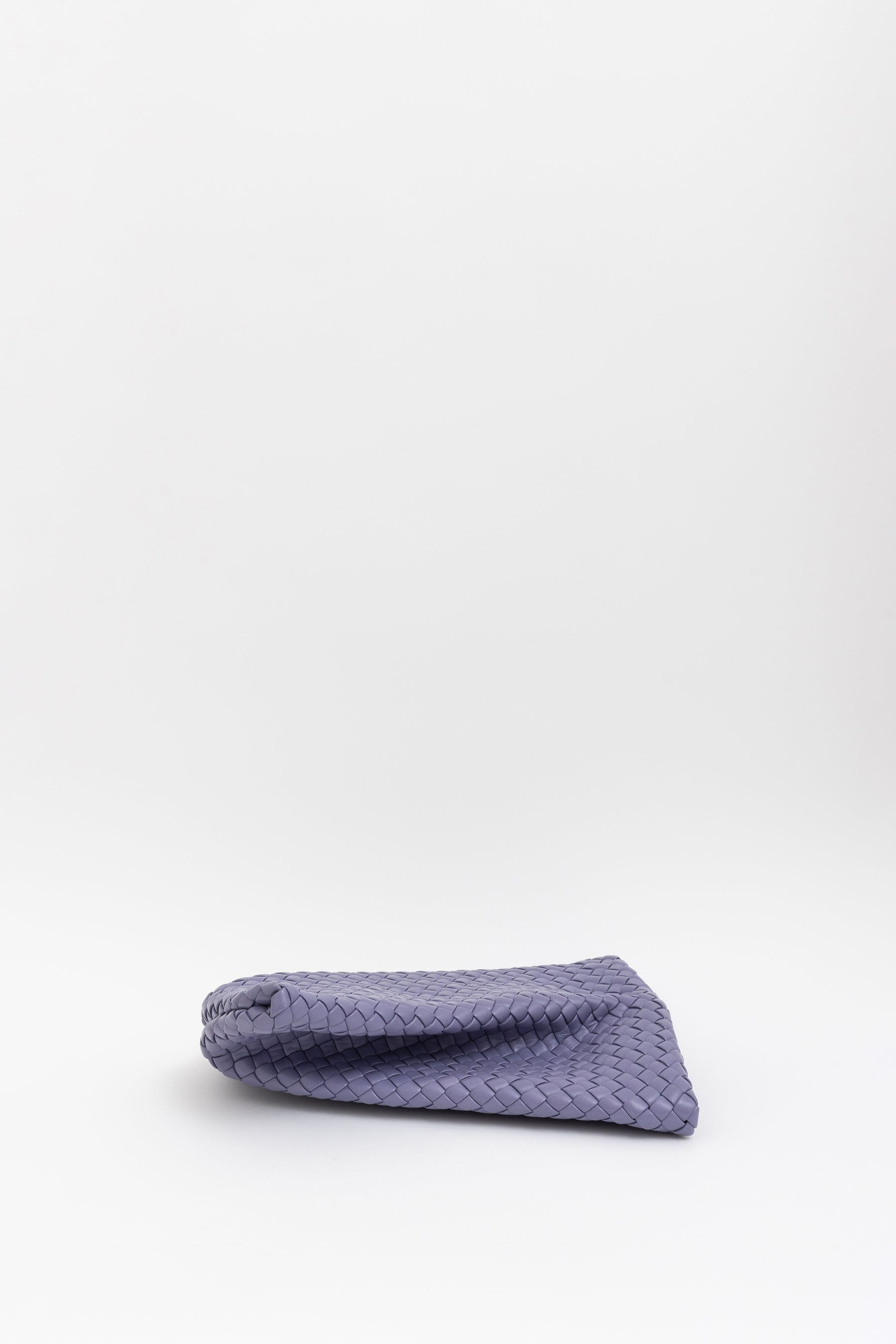 Intrecciato Crisscross Clutch Bag