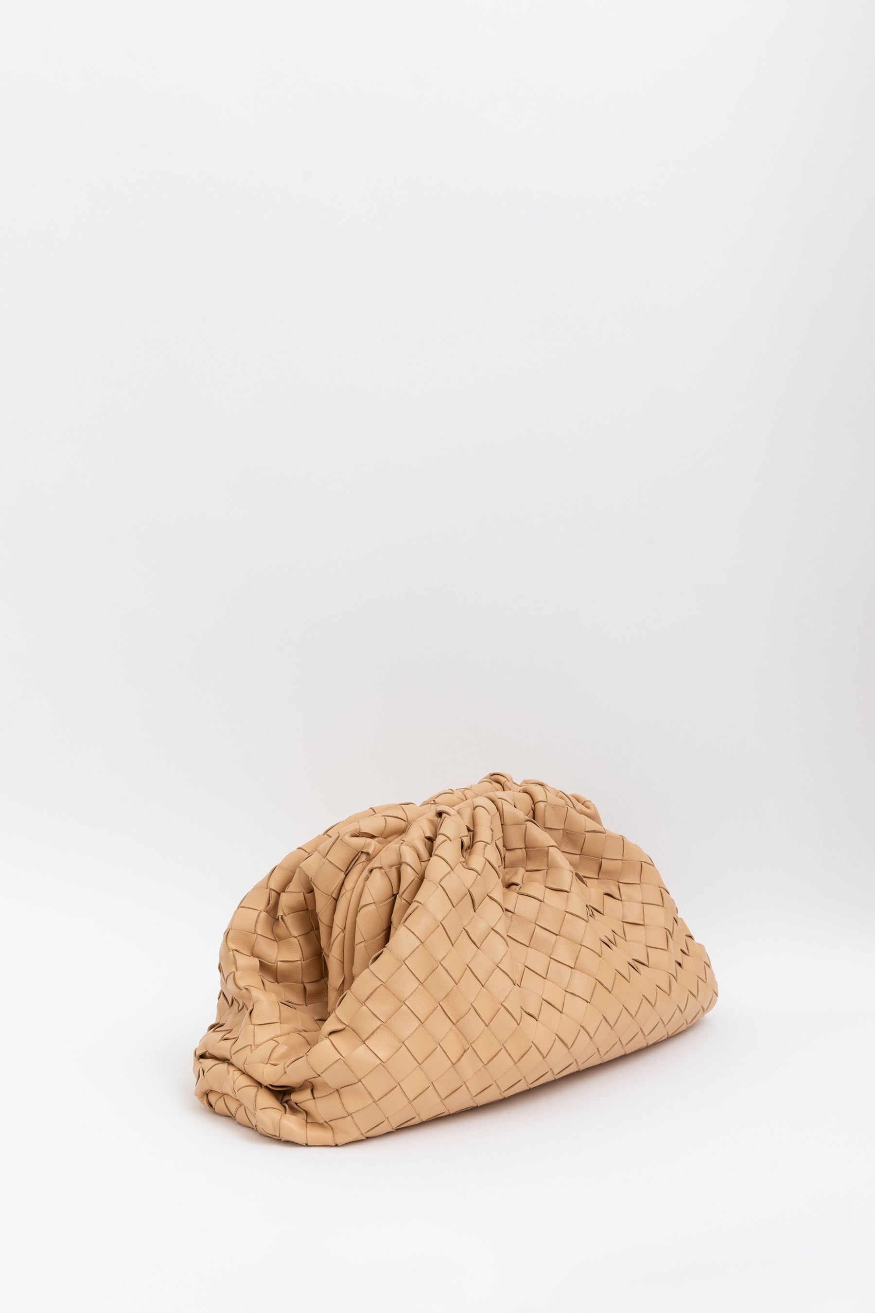 Intrecciato Leather Pouch