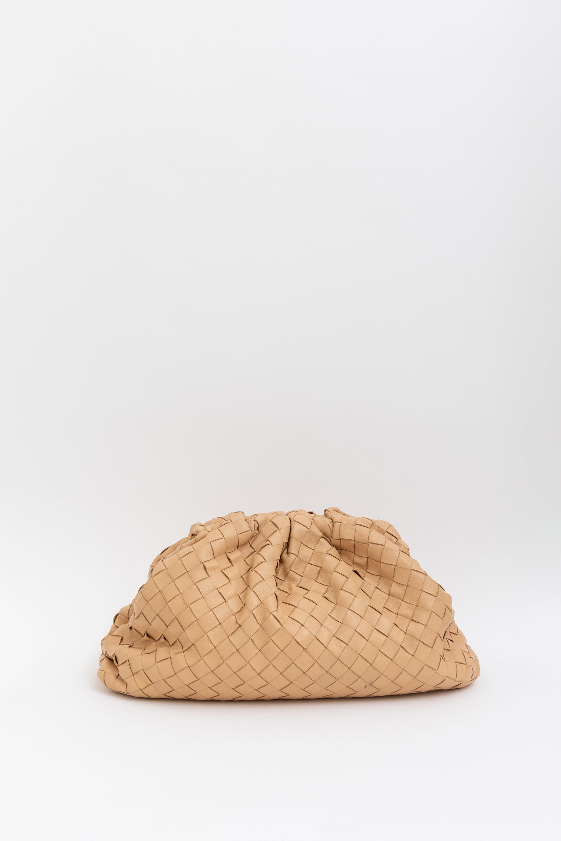 Intrecciato Leather Pouch