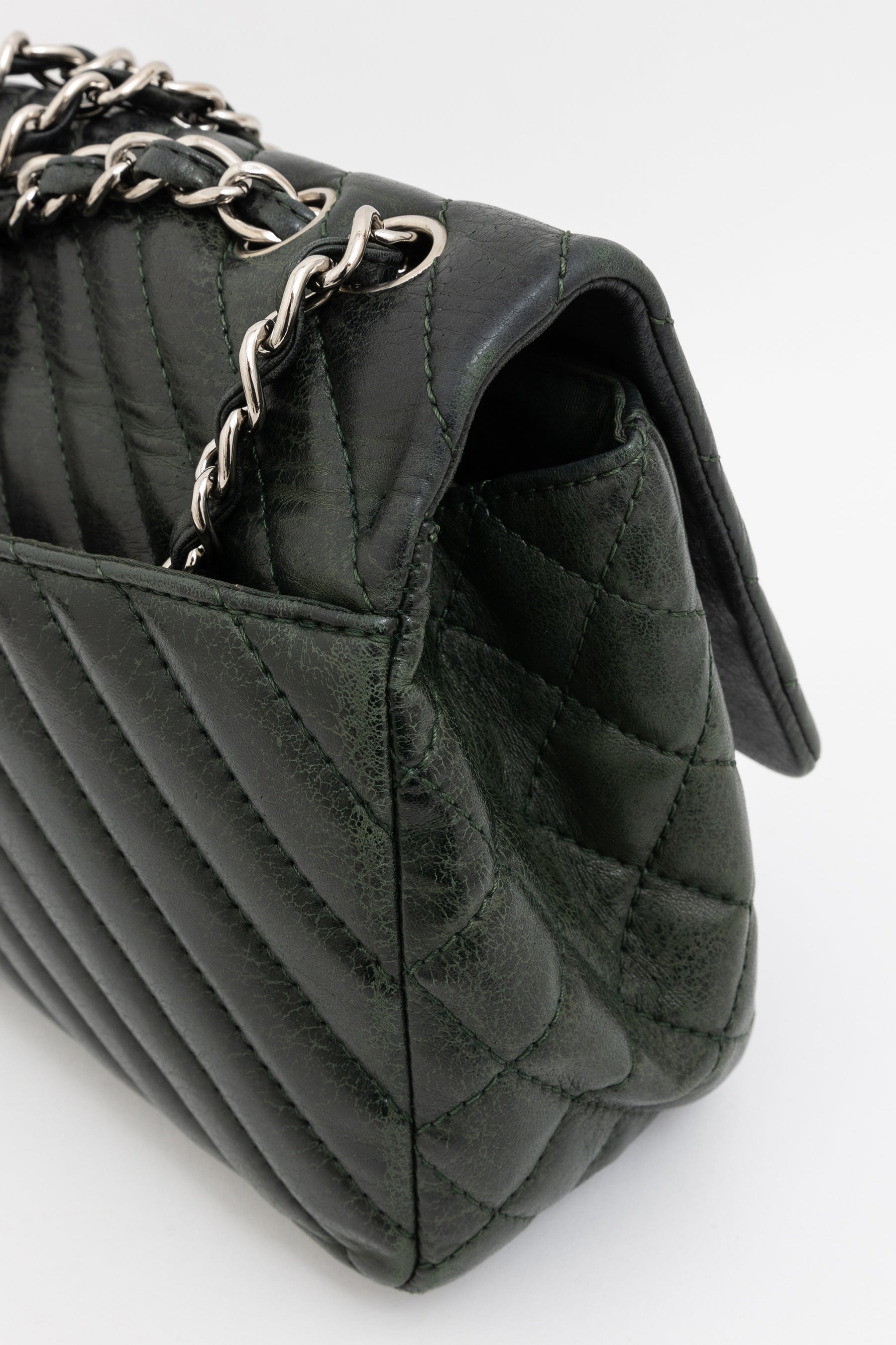 Chevron Flap Bag