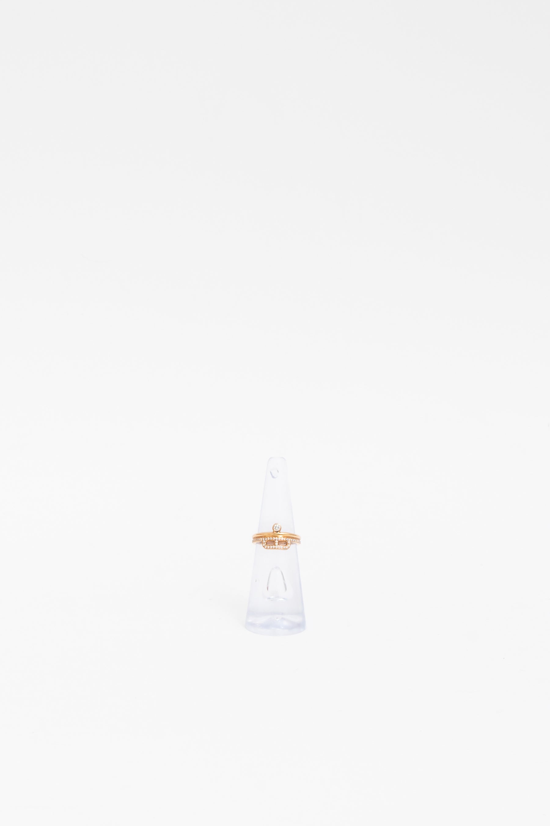 Diamond Link D’Hermes Ring