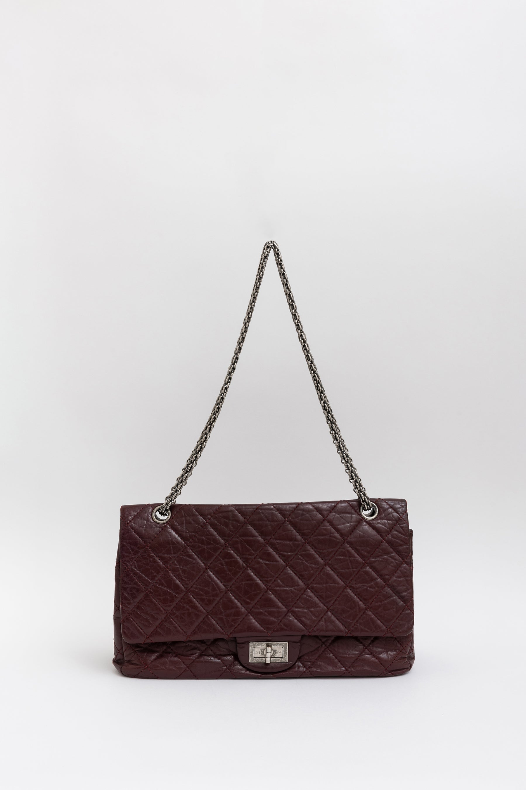 Burgundy 2.55 Reissue 227 Flap Bag