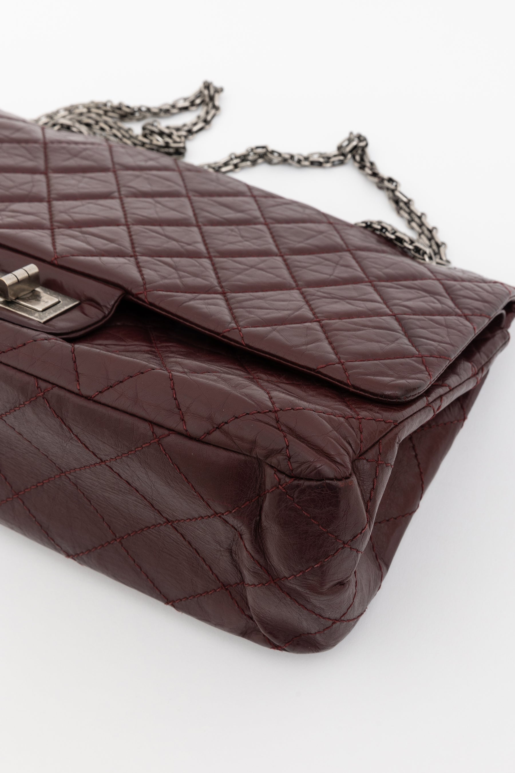 Burgundy 2.55 Reissue 227 Flap Bag