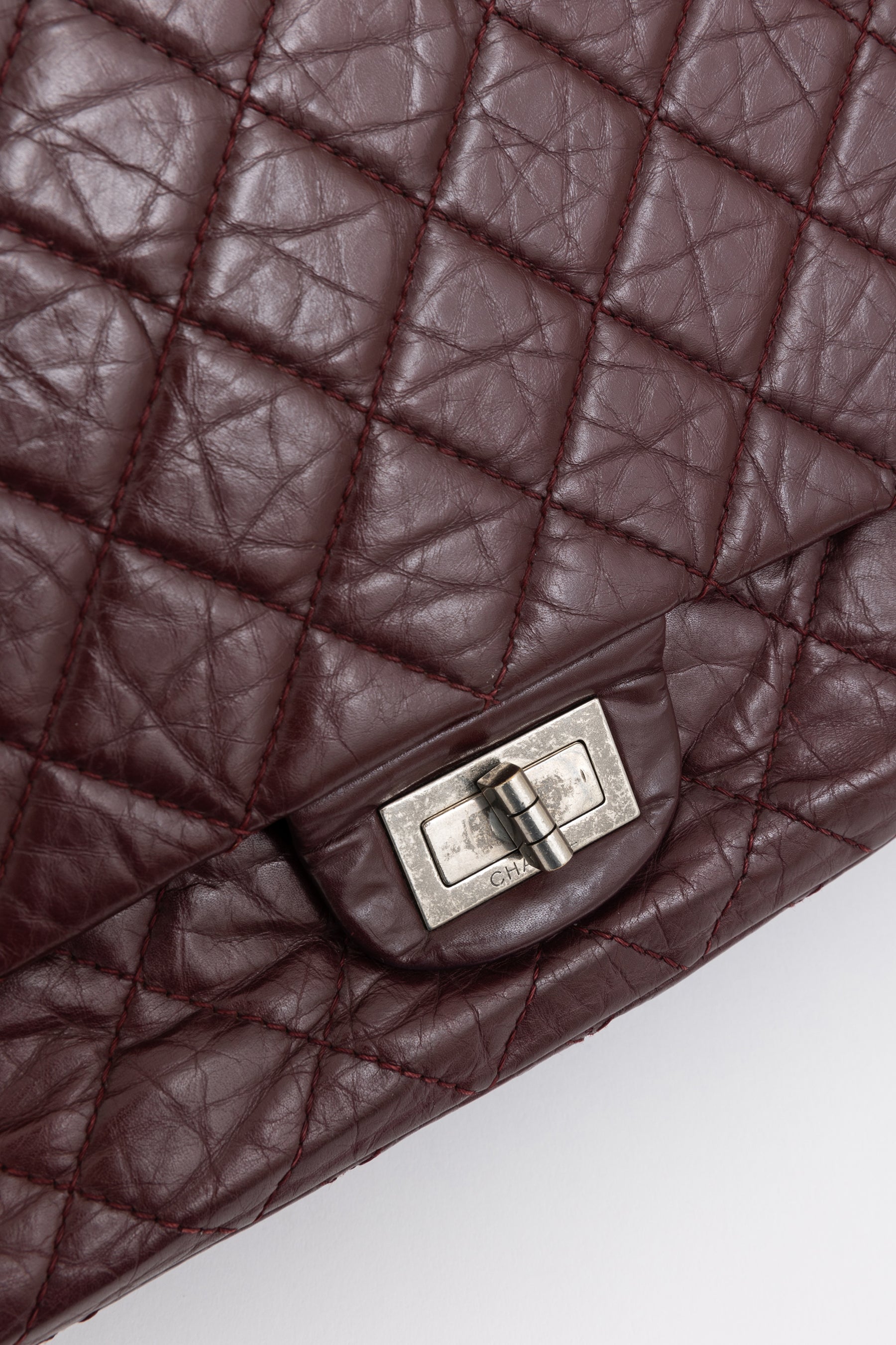 Burgundy 2.55 Reissue 227 Flap Bag