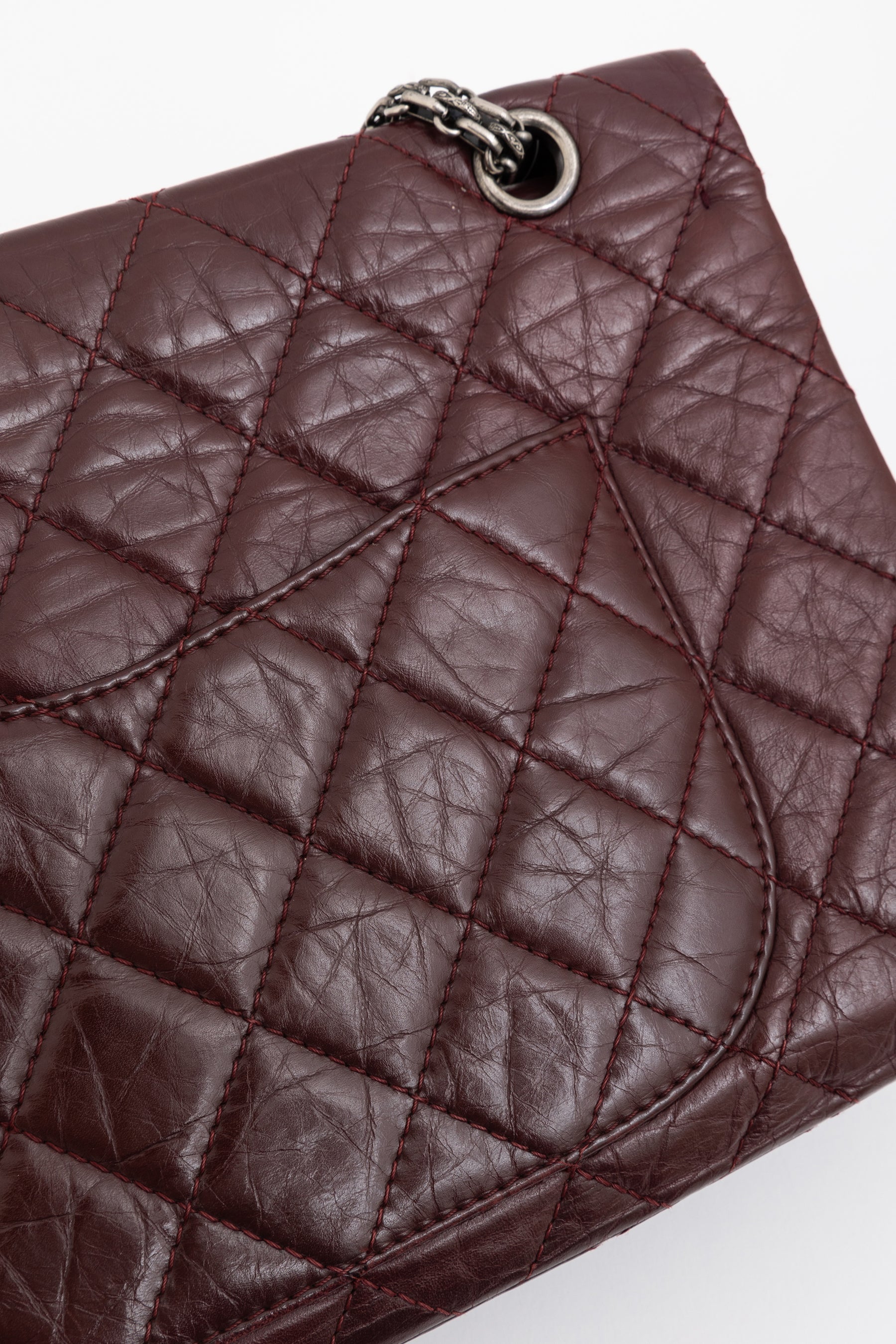 Burgundy 2.55 Reissue 227 Flap Bag