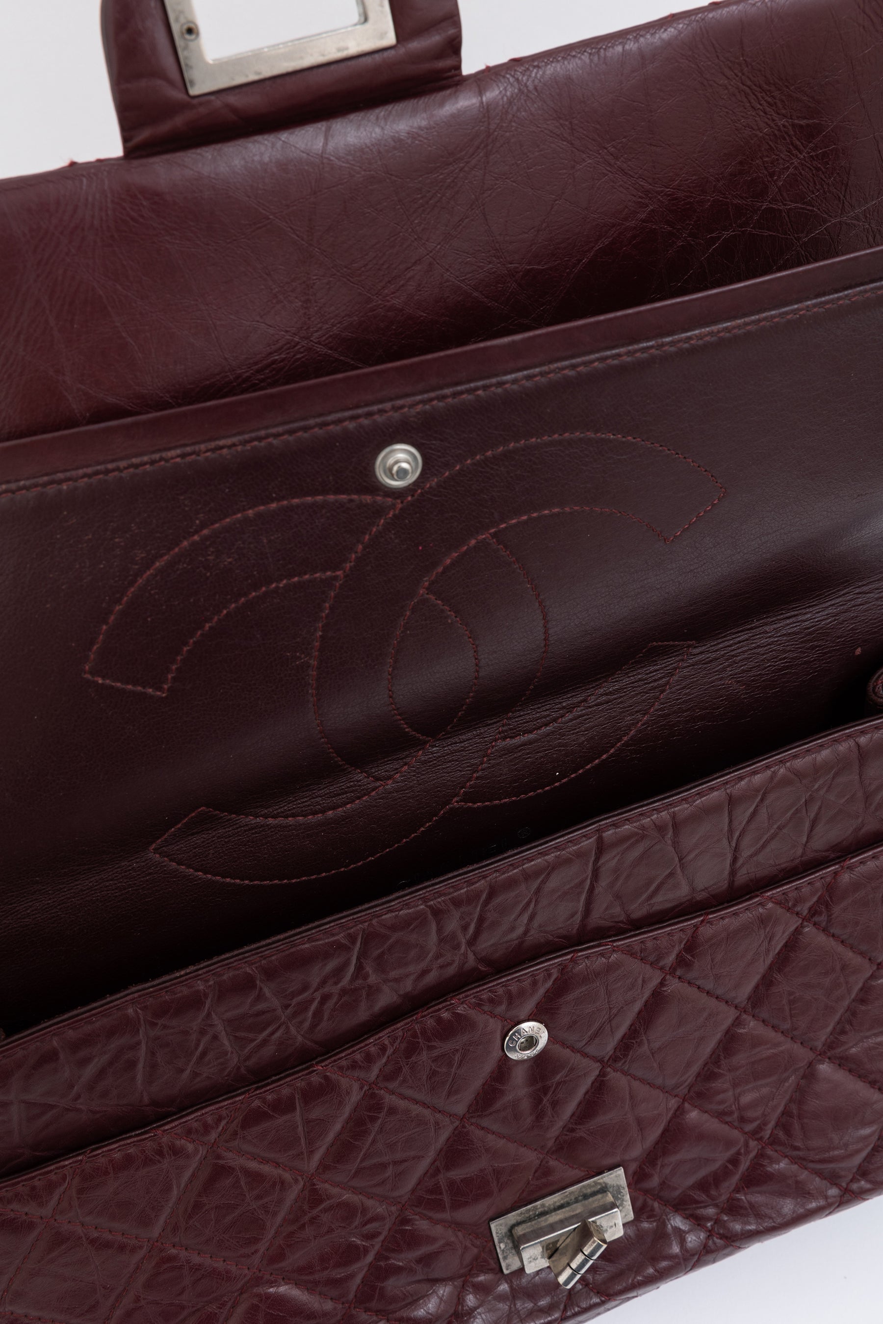 Burgundy 2.55 Reissue 227 Flap Bag