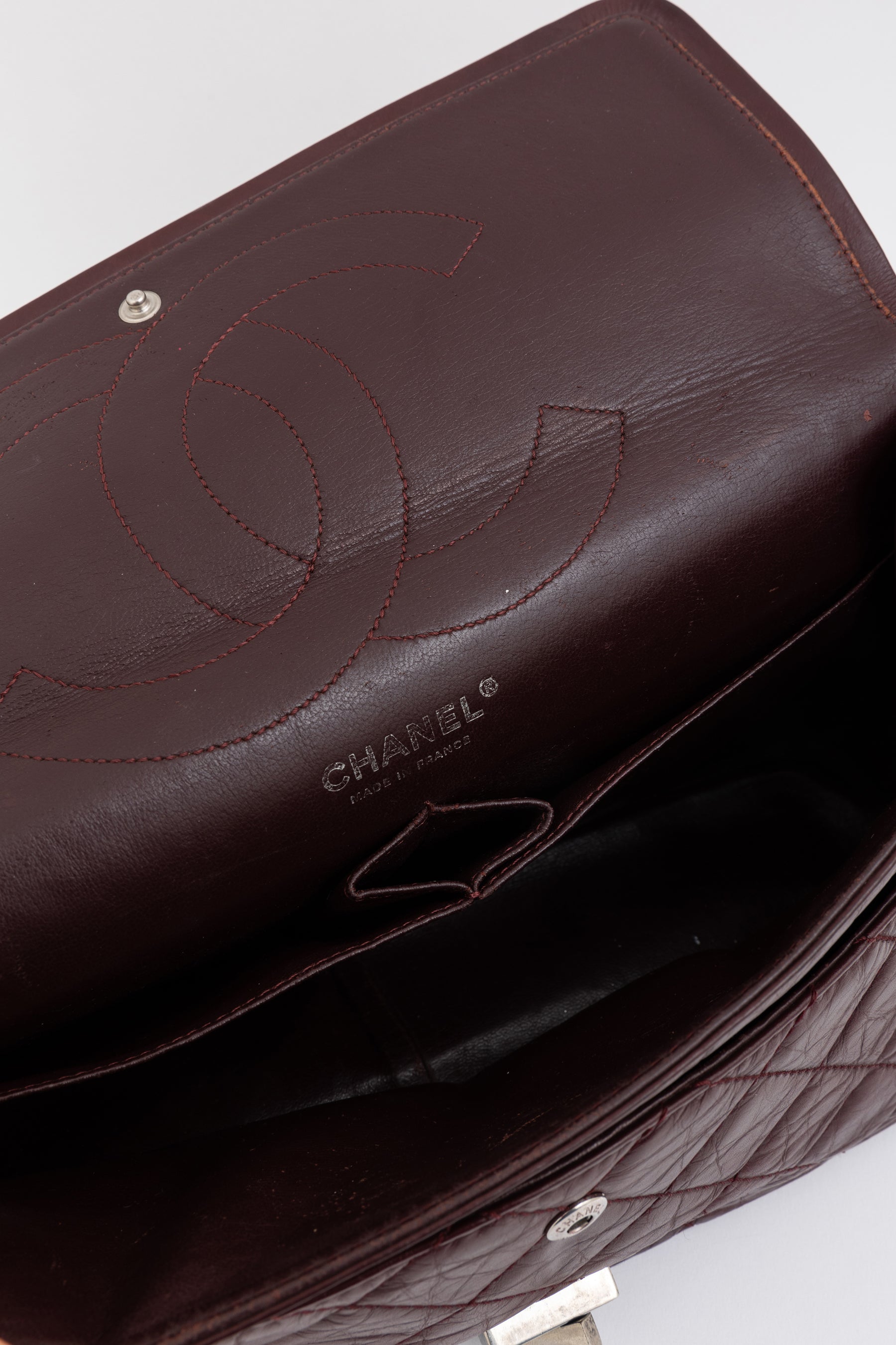 Burgundy 2.55 Reissue 227 Flap Bag