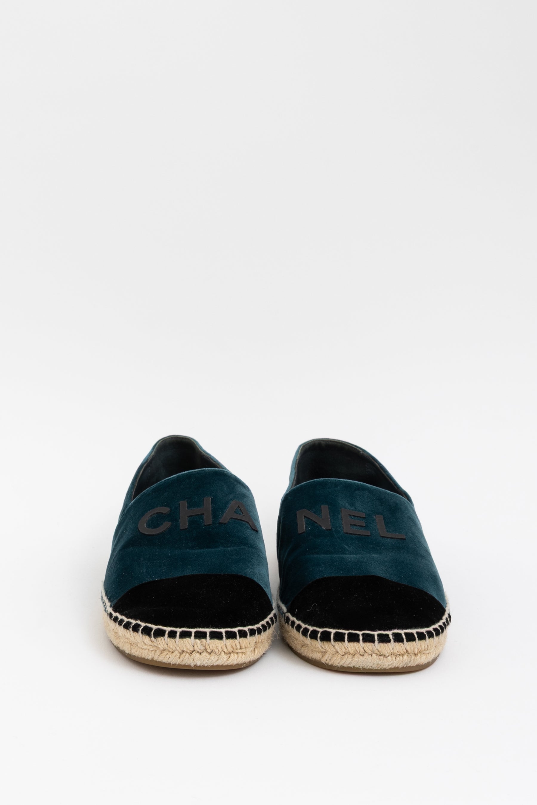 Velvet Logo Espadrilles