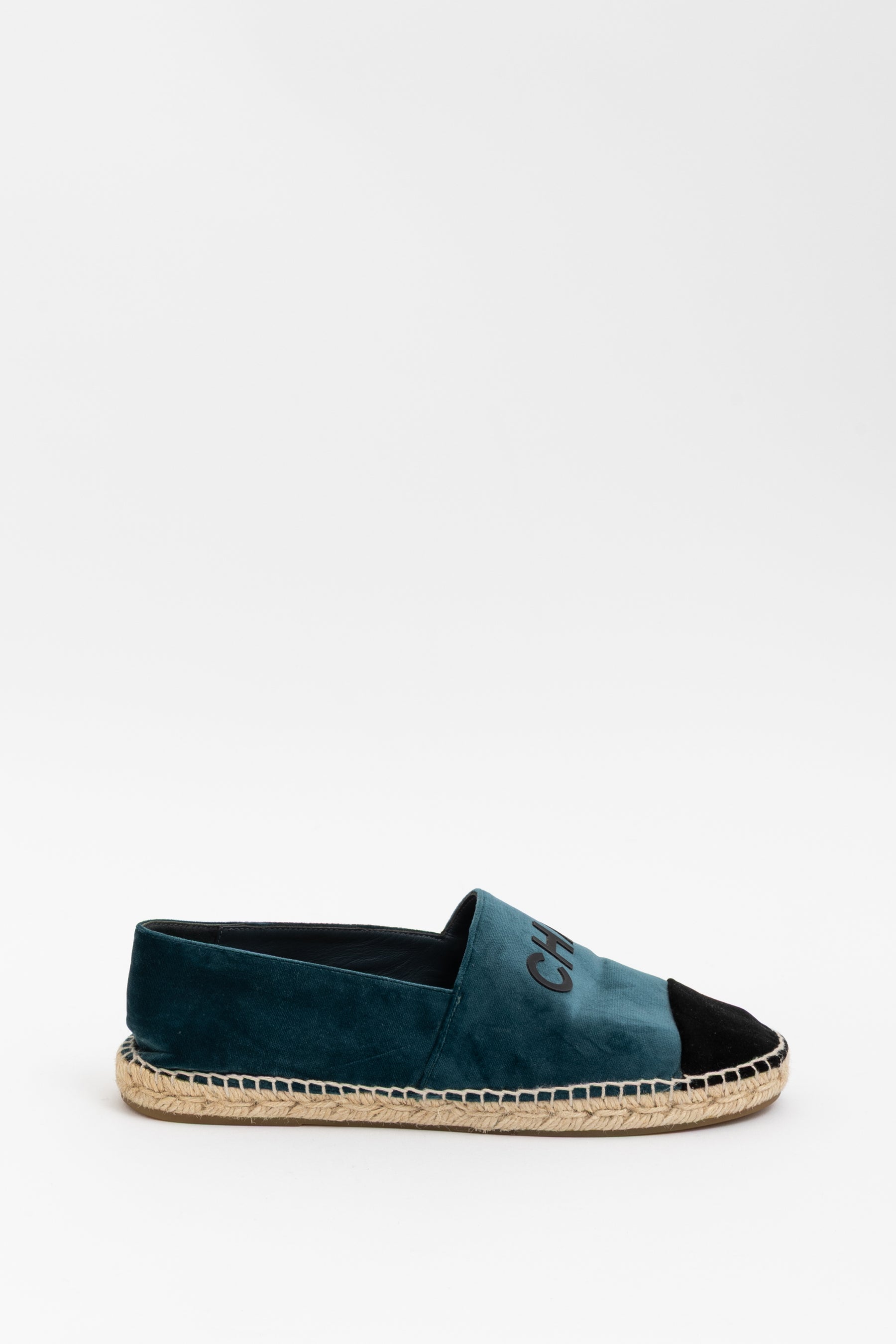 Velvet Logo Espadrilles