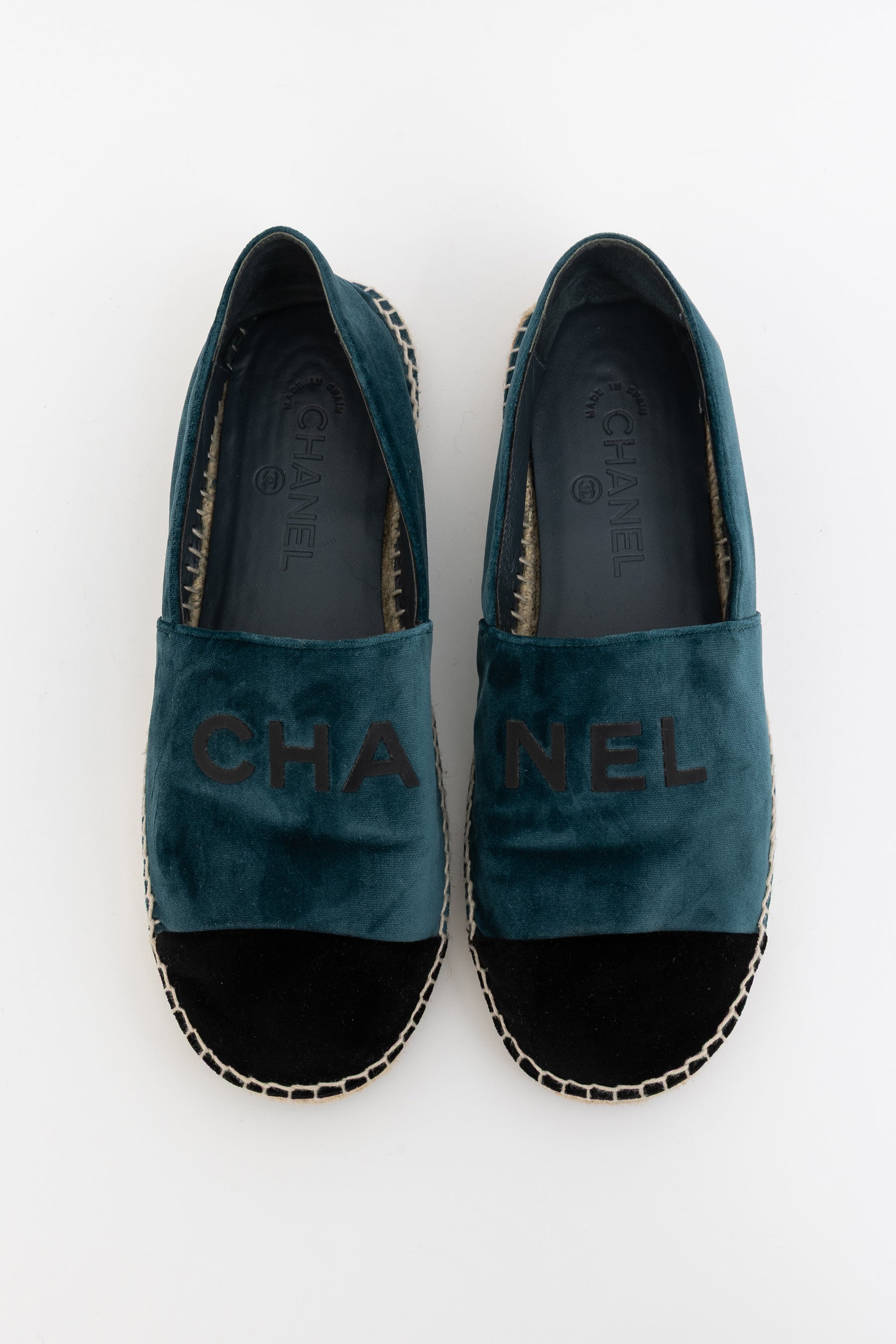 Velvet Logo Espadrilles