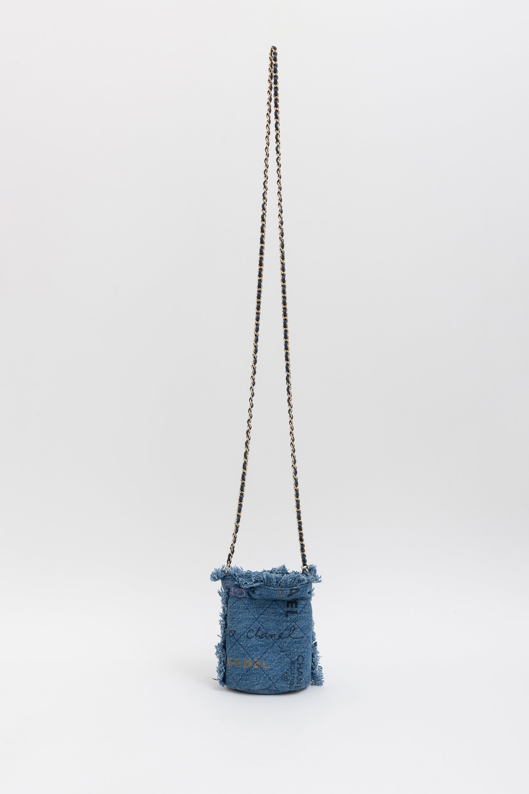 Gabrielle Bucket Bag Denim Blue
