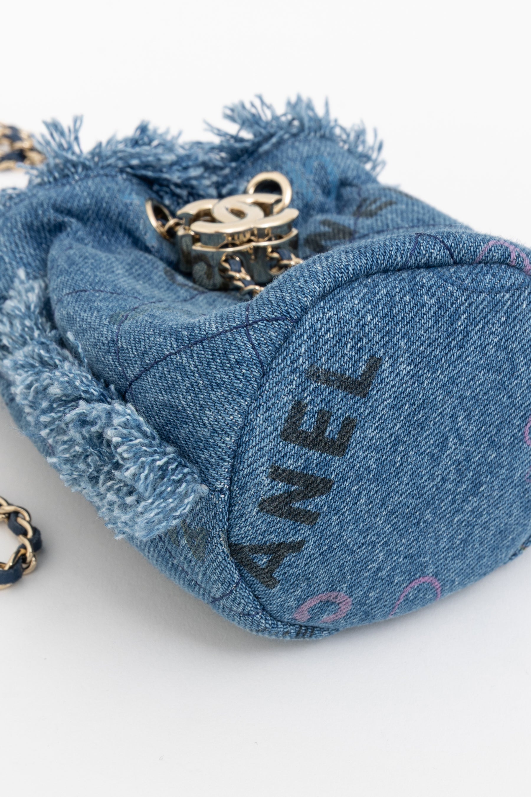 Gabrielle Bucket Bag Denim Blue
