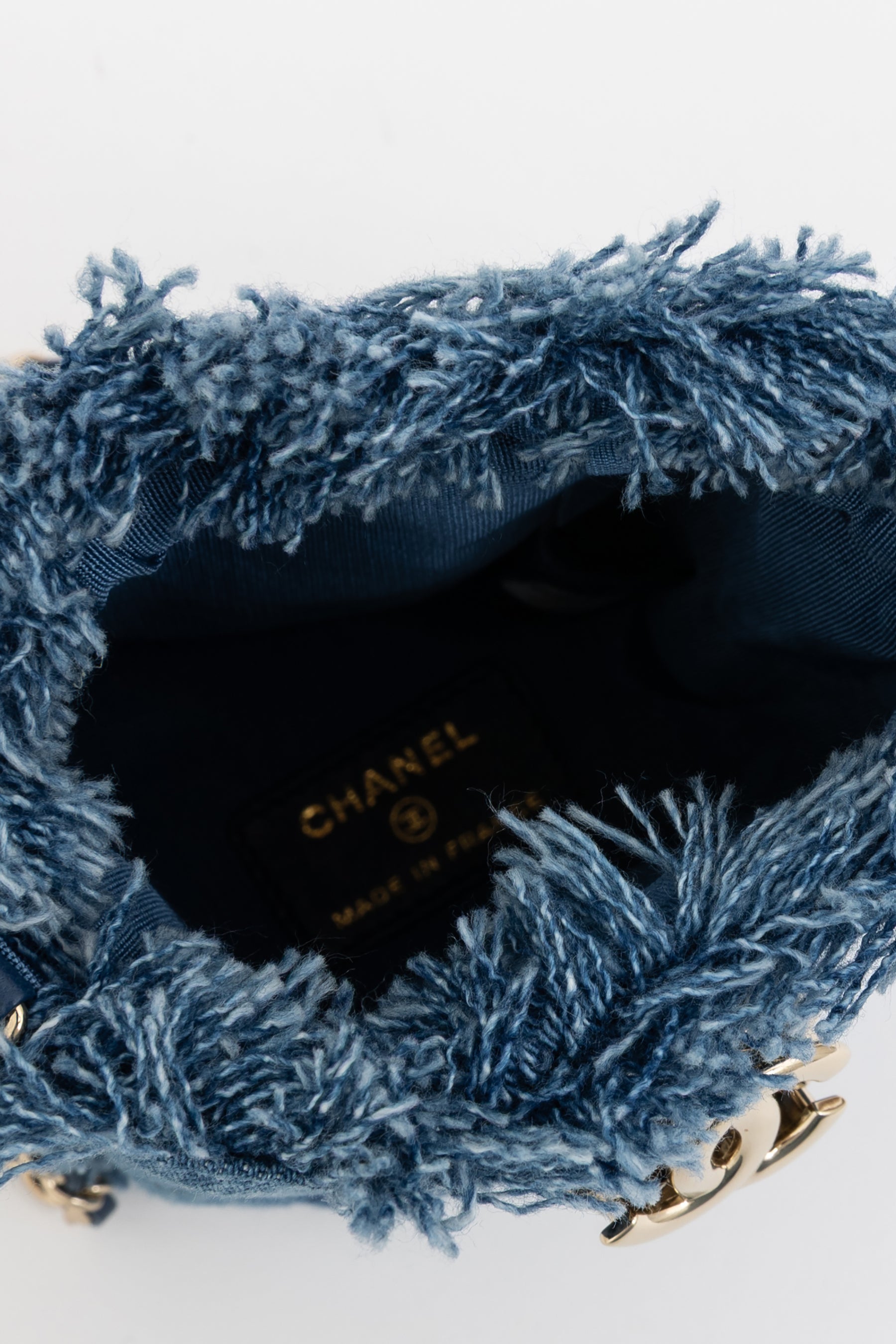 Gabrielle Bucket Bag Denim Blue