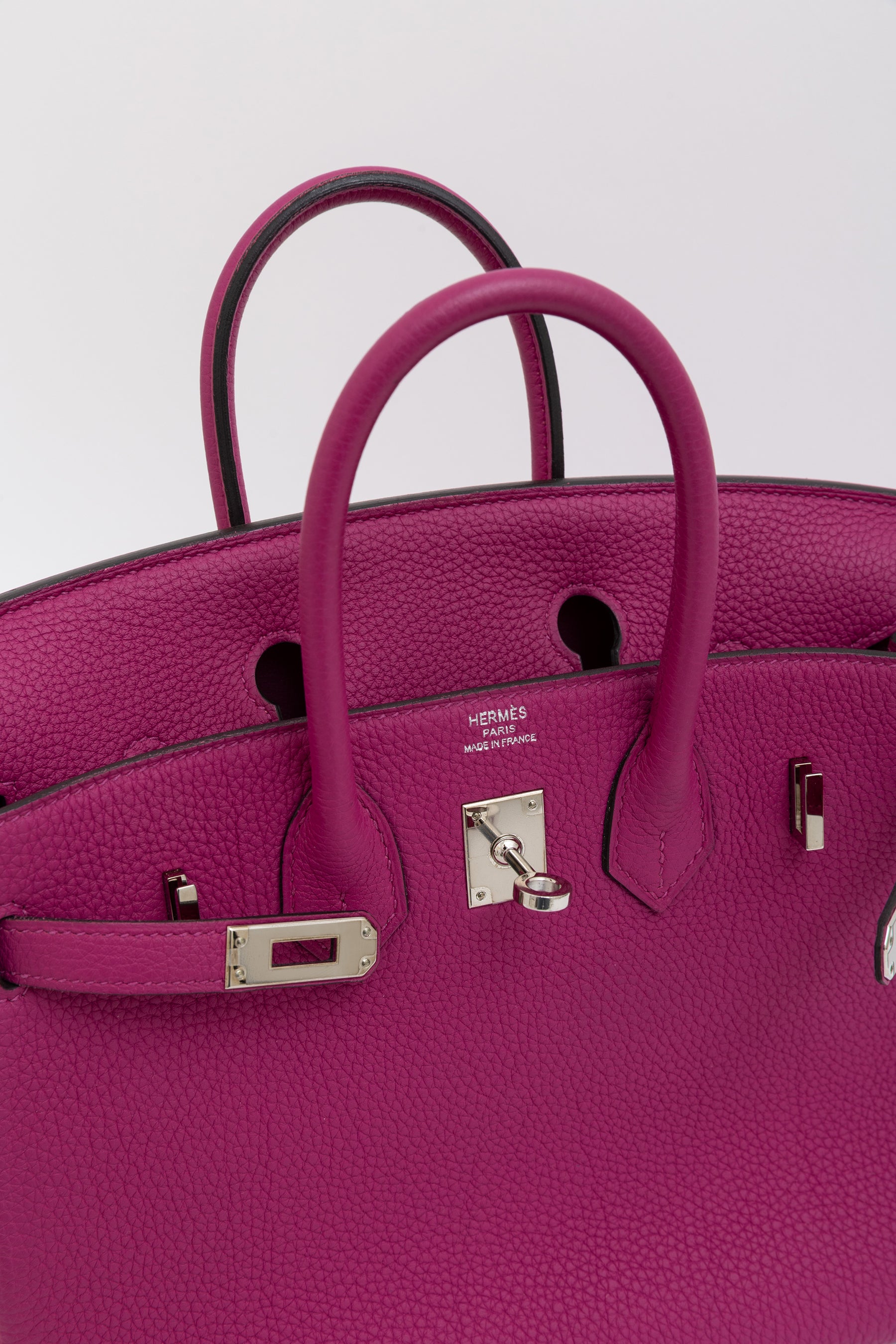 Birkin 25 Rose Pourpre PHW