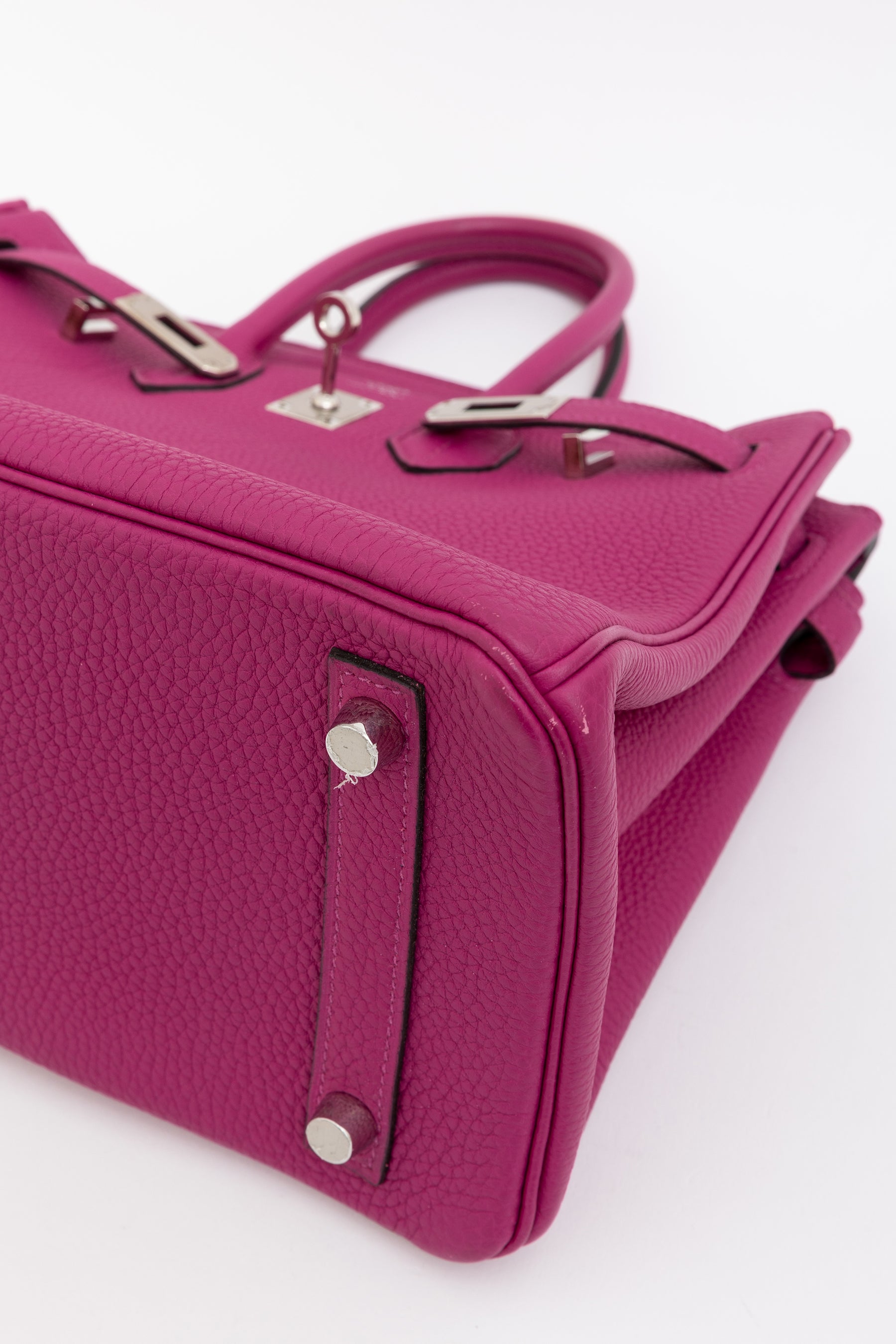 Birkin 25 Rose Pourpre PHW
