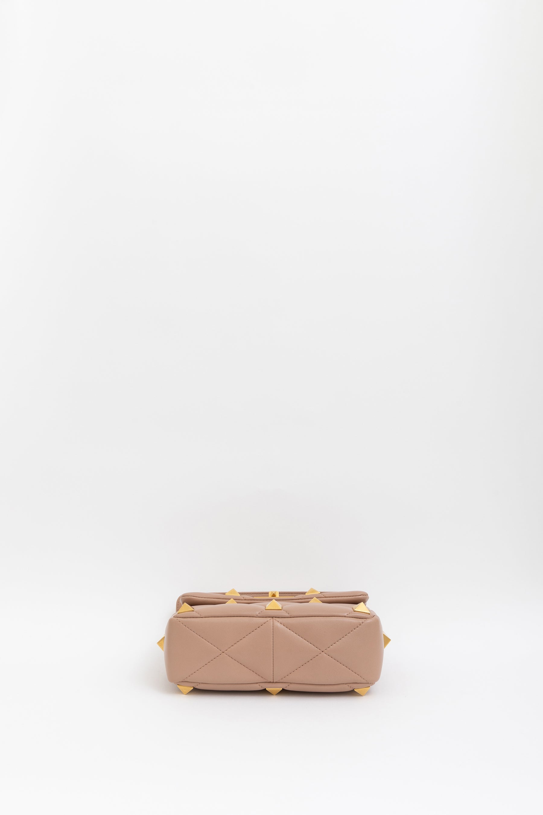 Roman Stud Top Handle Bag