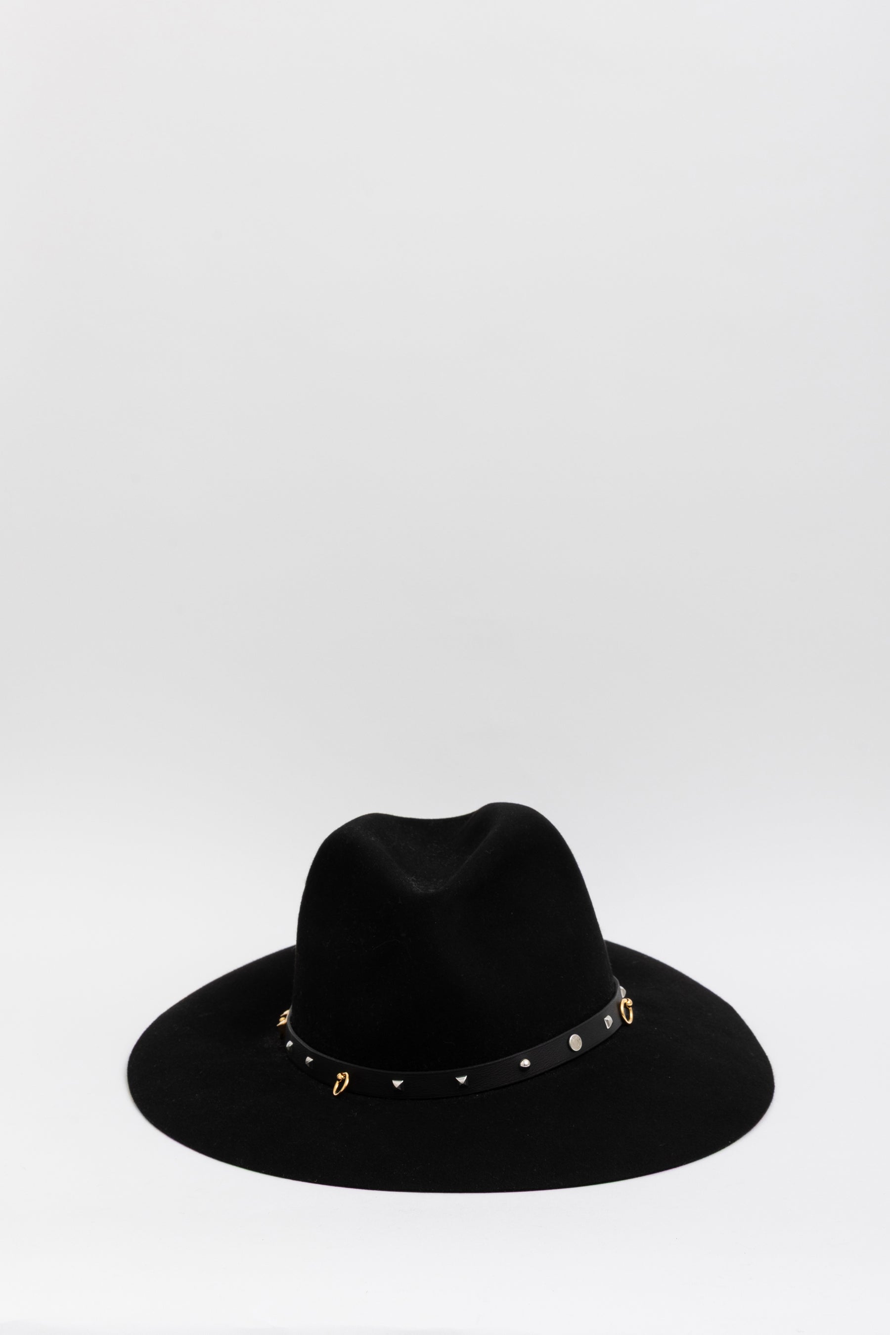Wide Brim Collier Embellished Panama