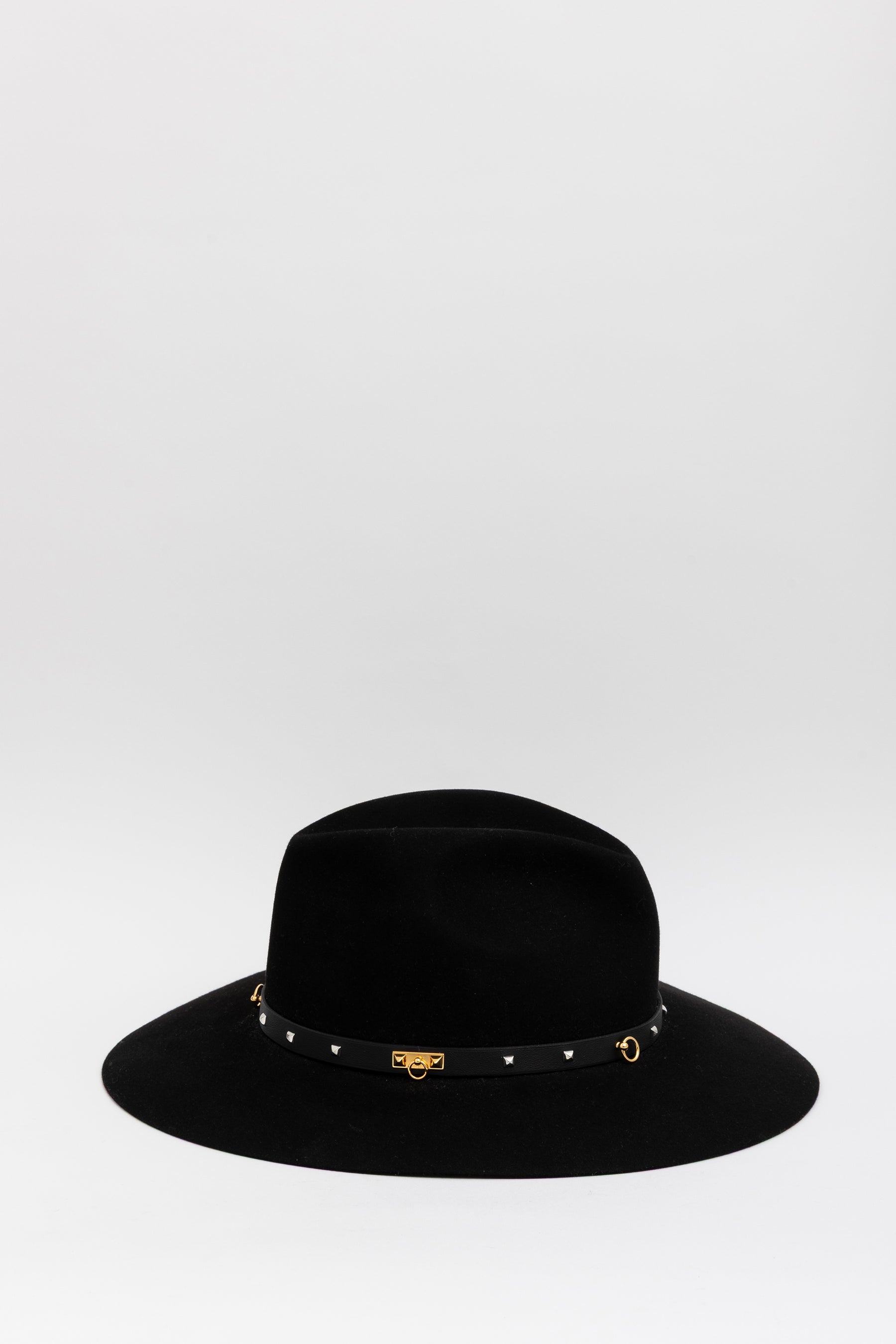 Wide Brim Collier Embellished Panama