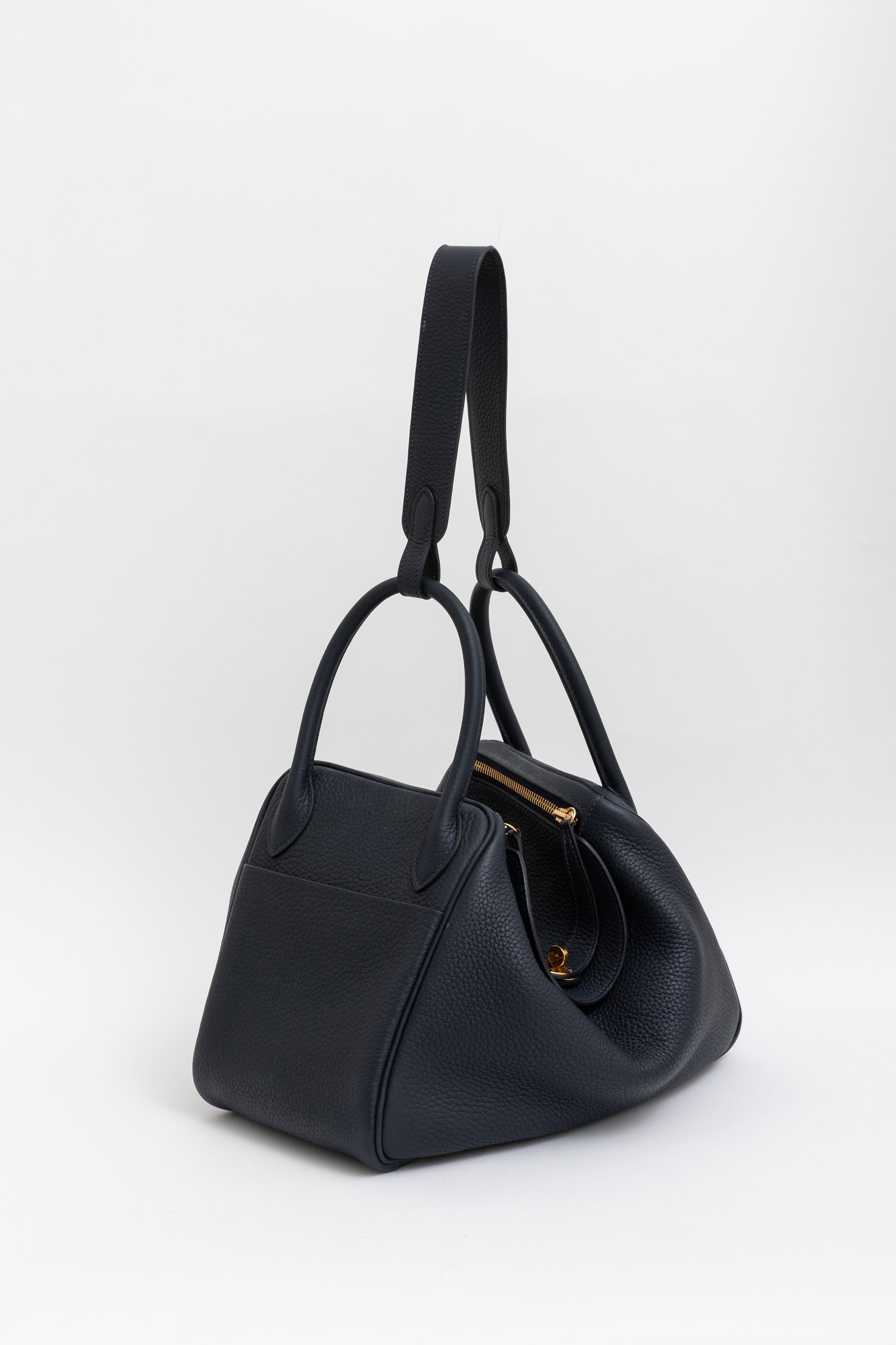 Clemence Leather Lindy 30 Bag