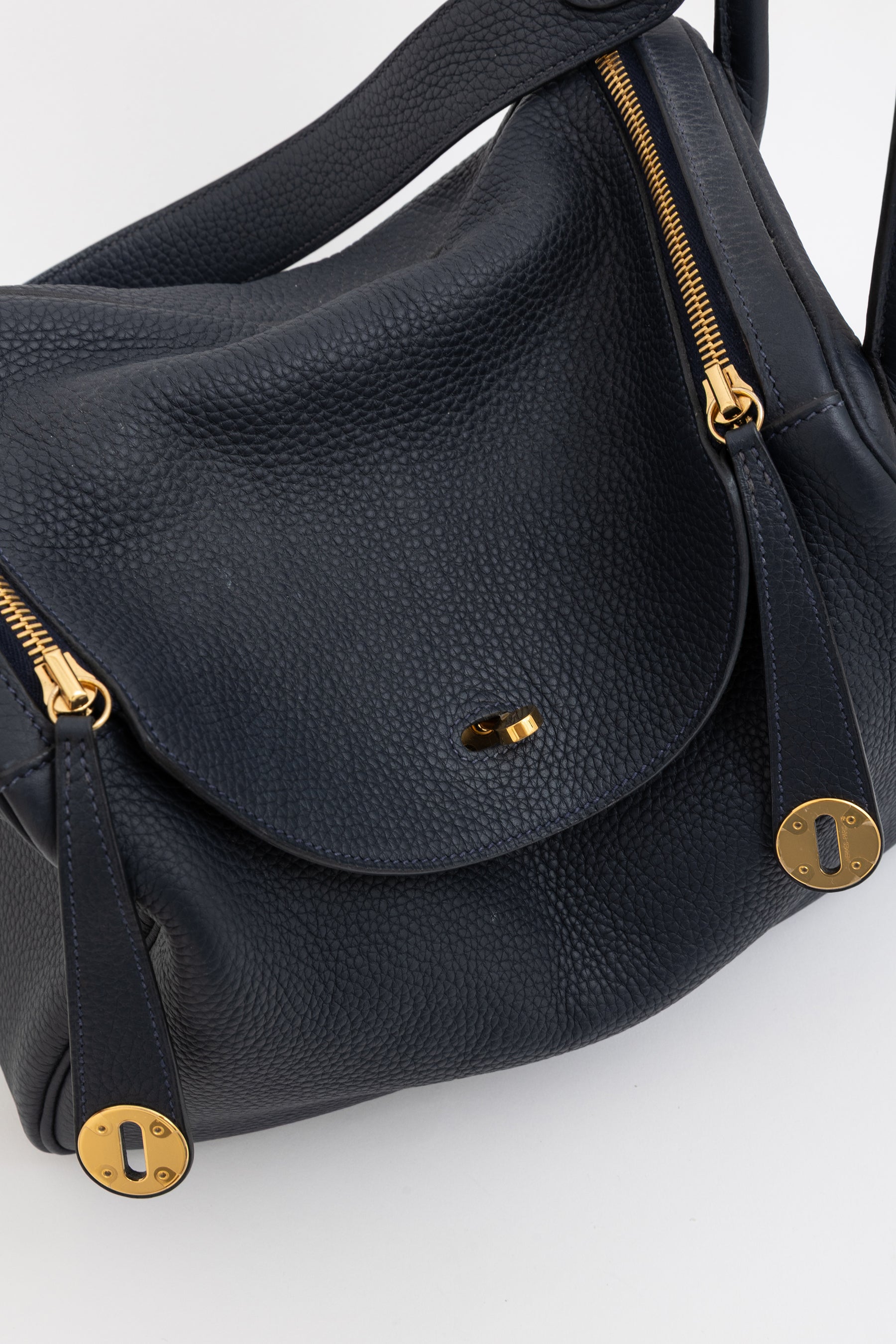 Clemence Leather Lindy 30 Bag