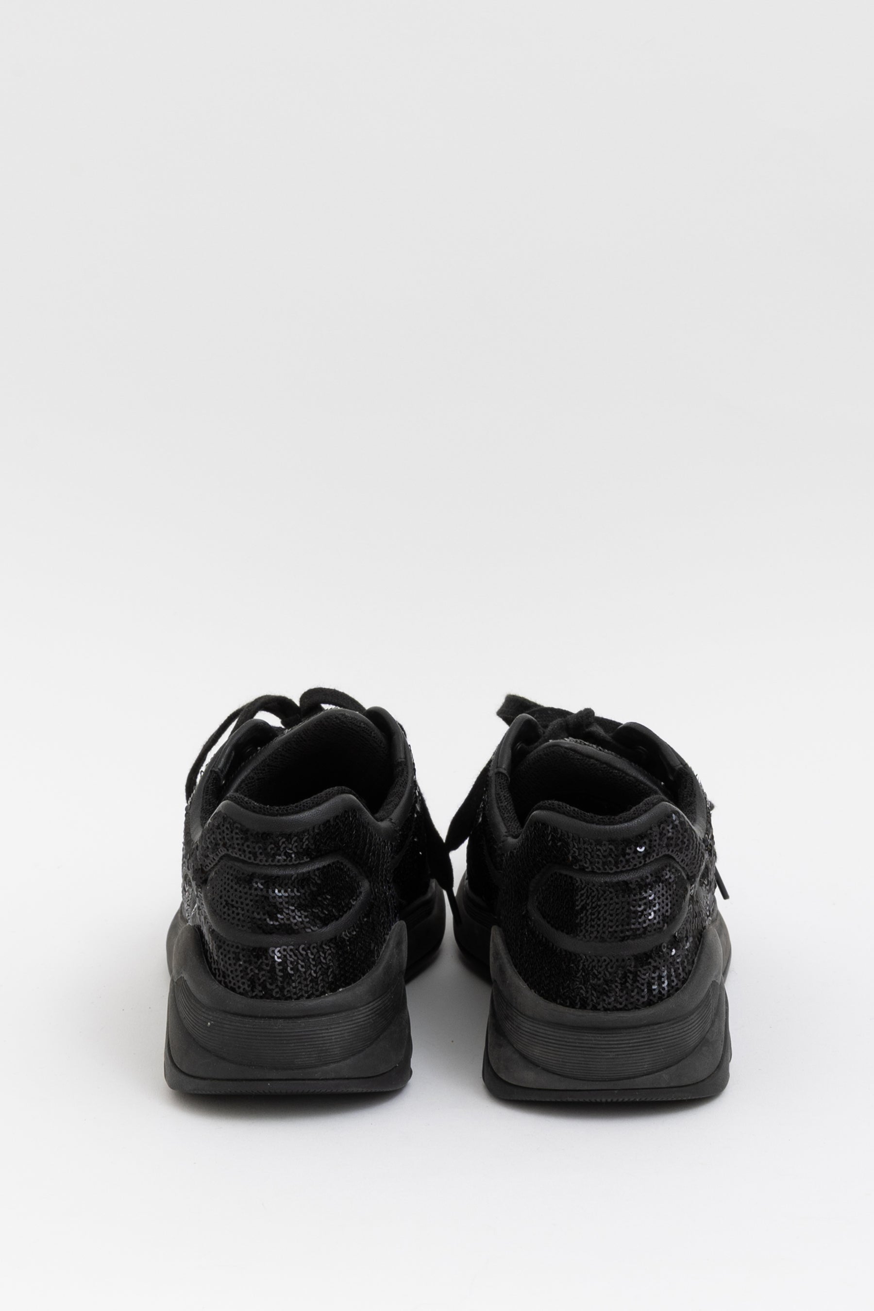 Sequin Logo Sneakers