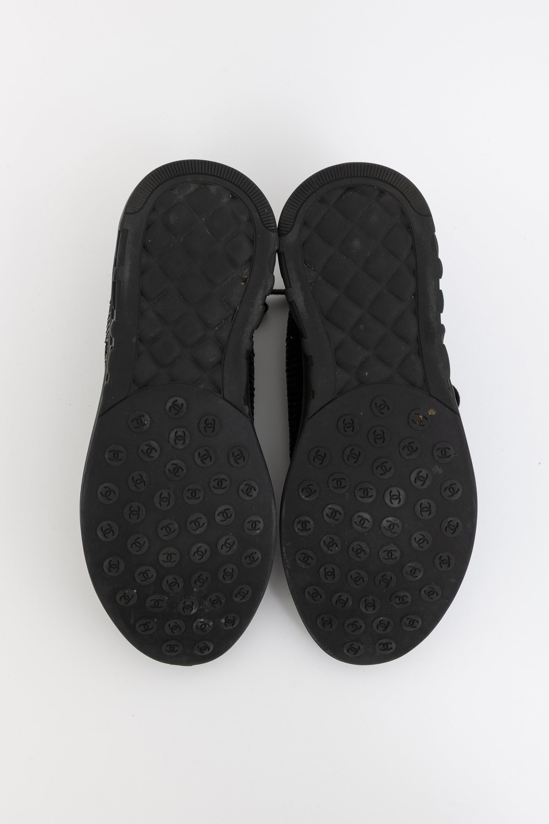 Sequin Logo Sneakers