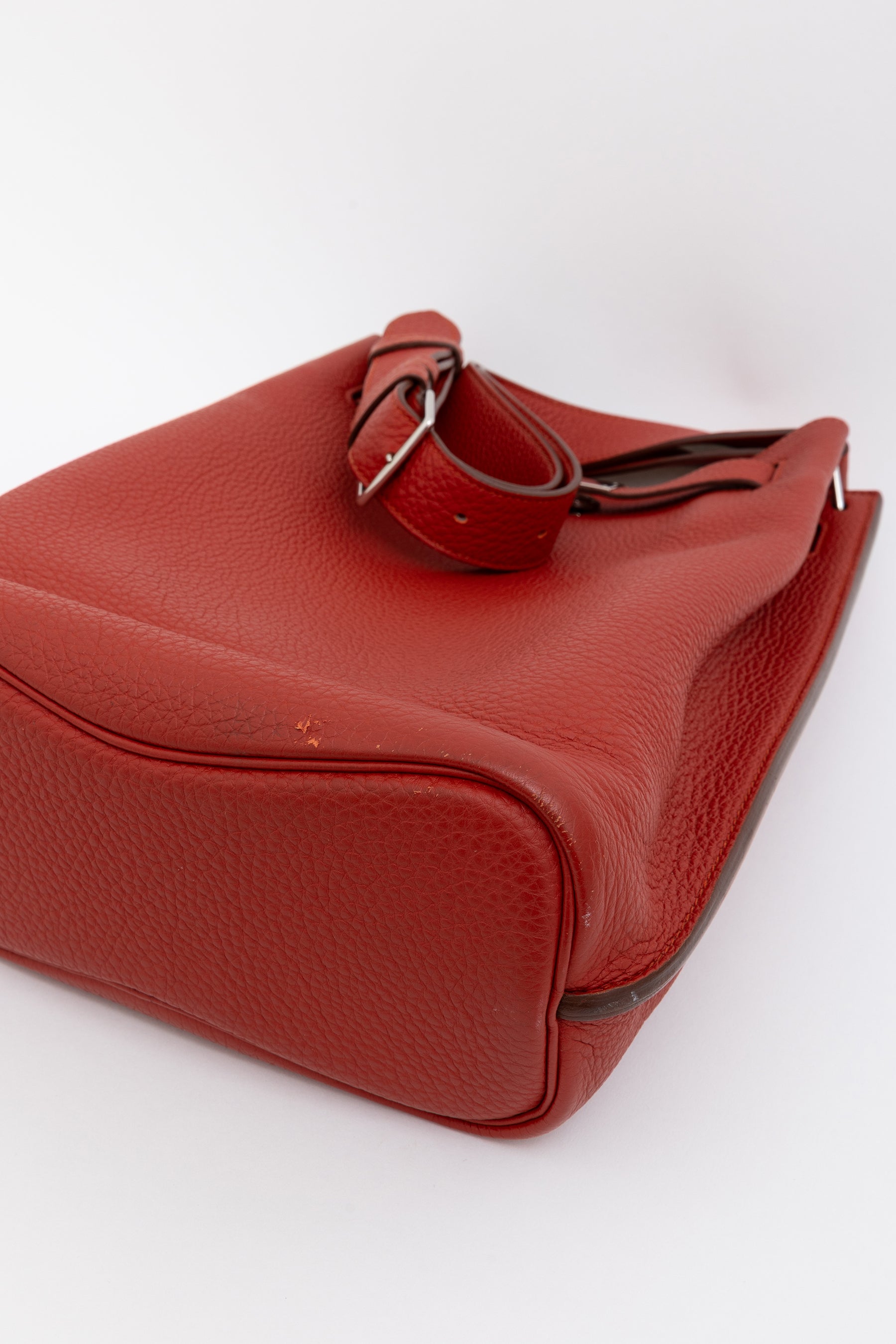 Vermillon Togo Leather So Kelly 22 Bag