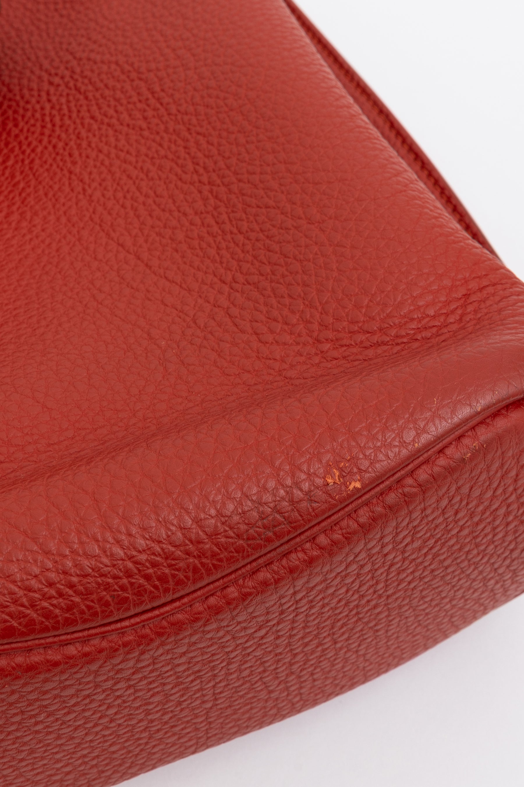 Vermillon Togo Leather So Kelly 22 Bag