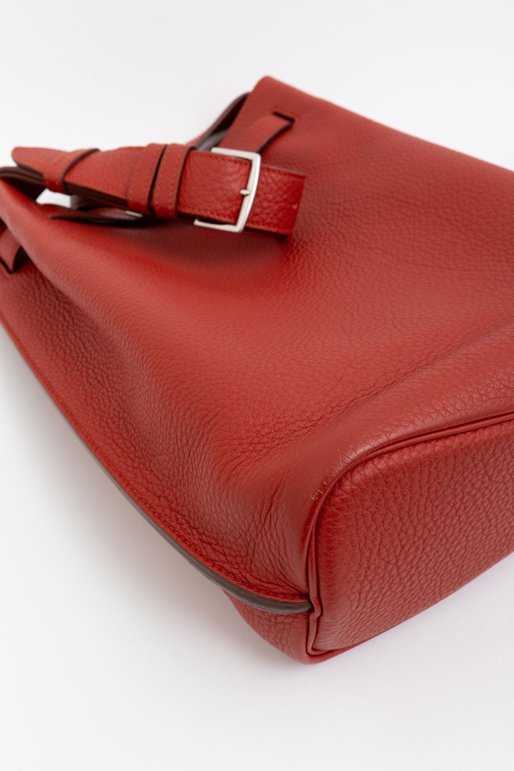 Vermillon Togo Leather So Kelly 22 Bag