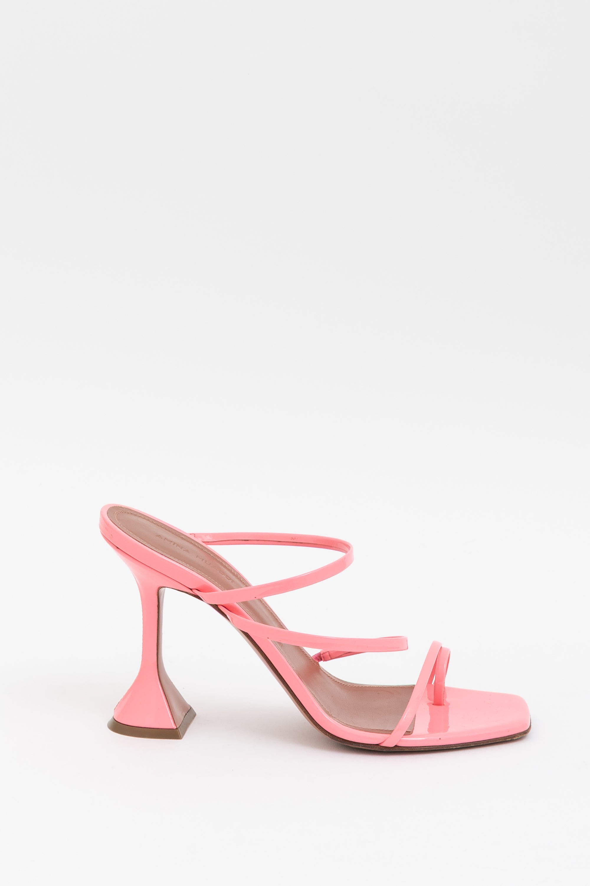 Amina Muaddi Mules Street Style 90mm Camelia Mules