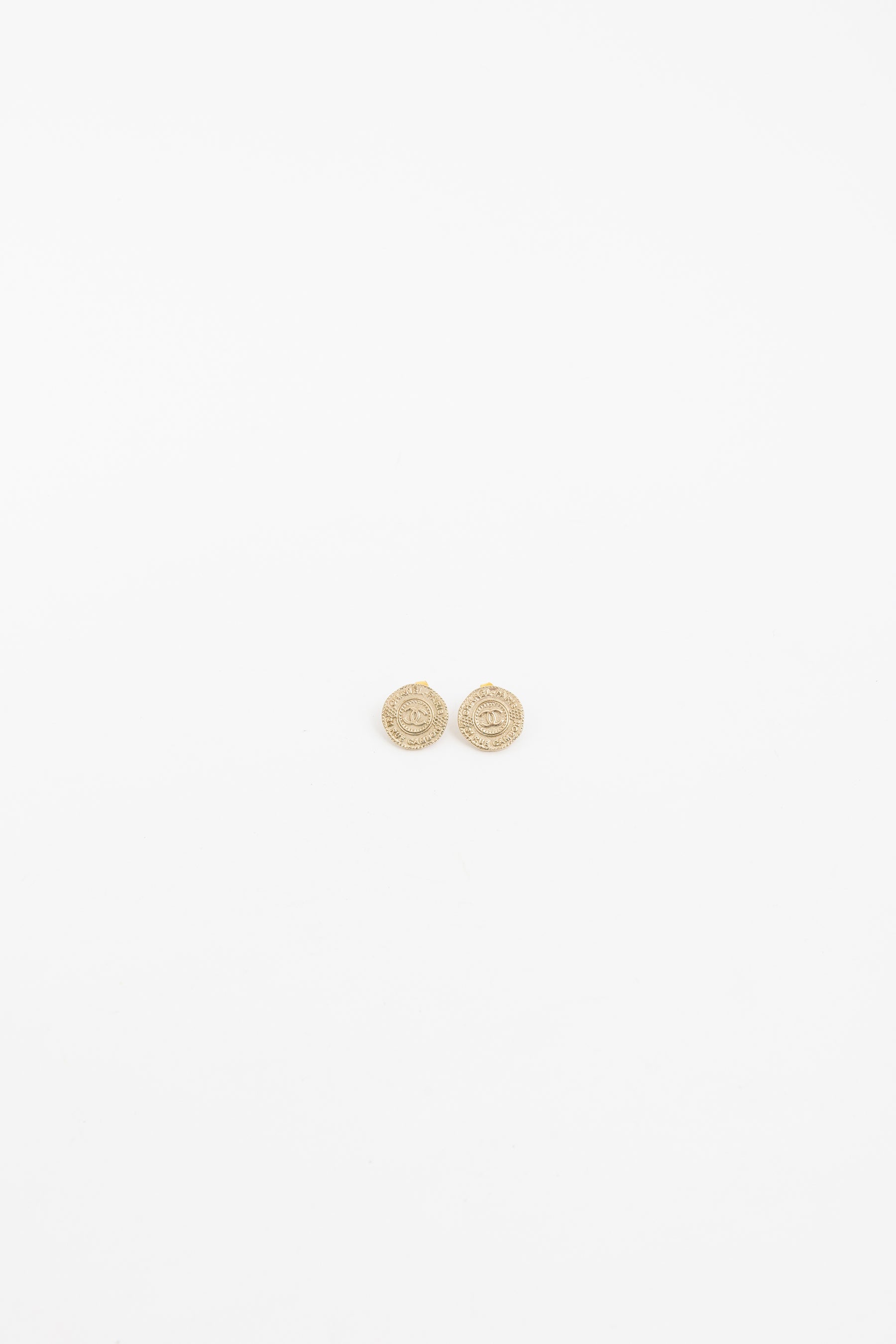 Vintage Cambon Coin Earrings