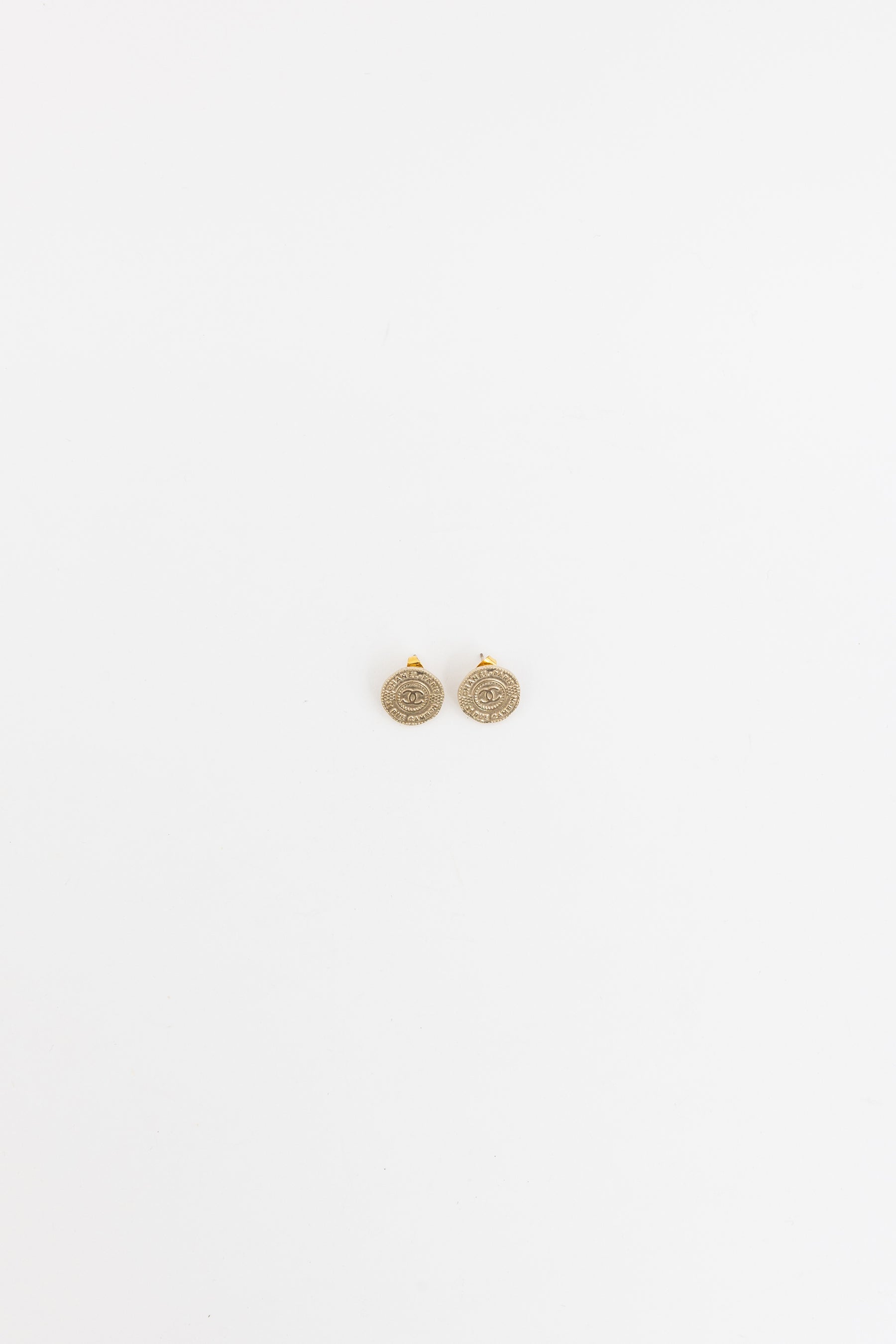 Vintage Cambon Coin Earrings