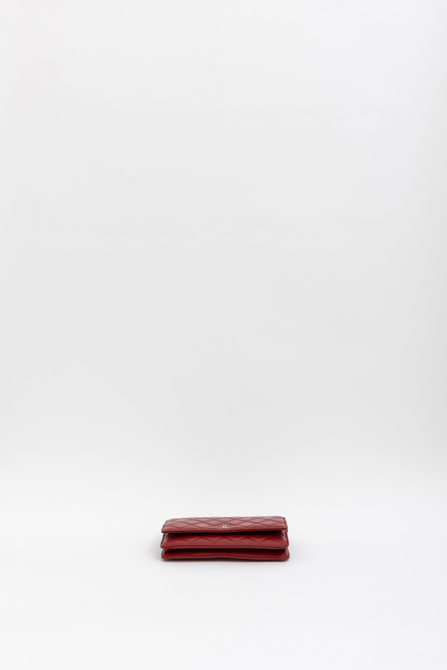 Quilted Lambskin Leather Classic Wallet on Chain