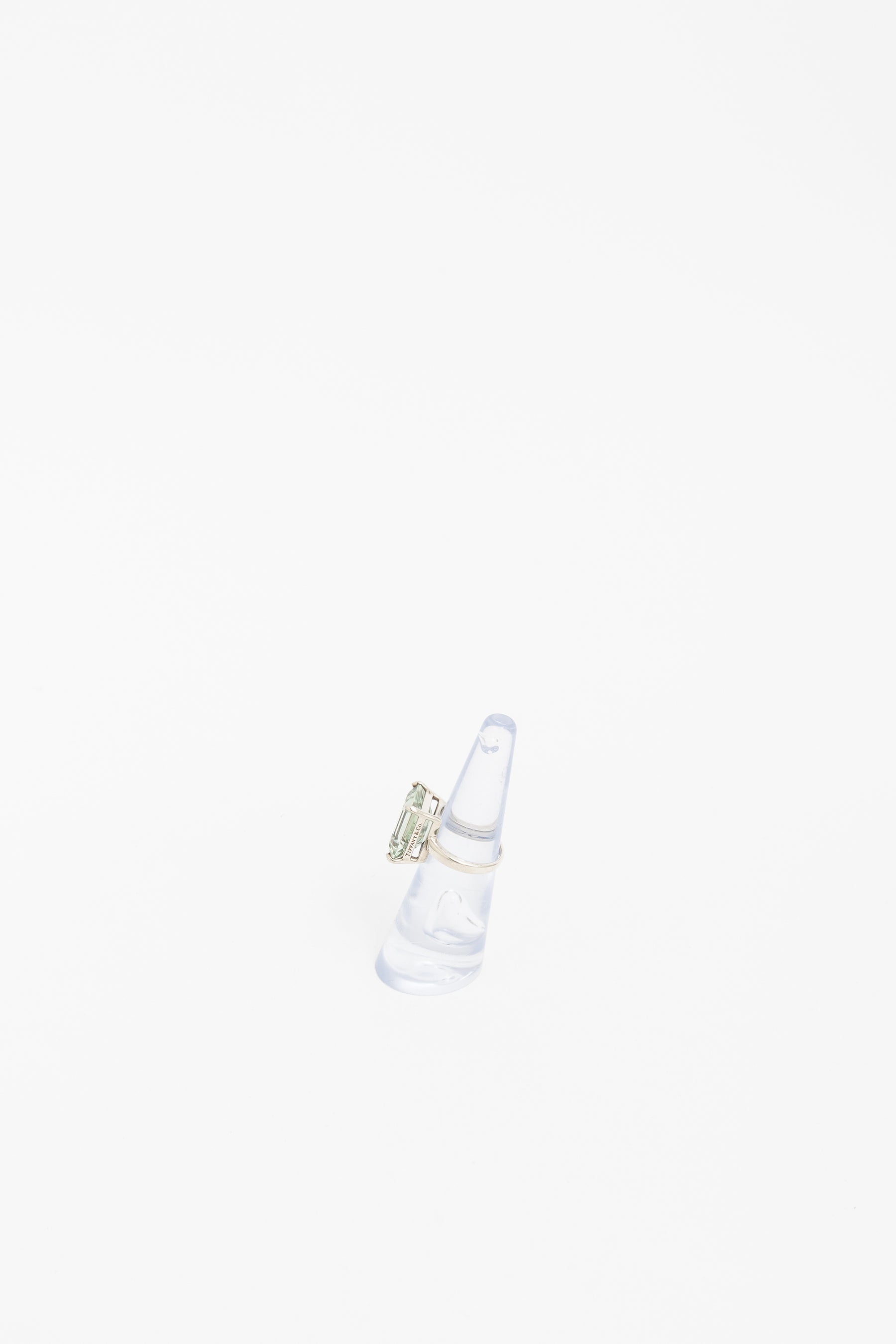 Prasiolite Sparklers Cocktail Ring