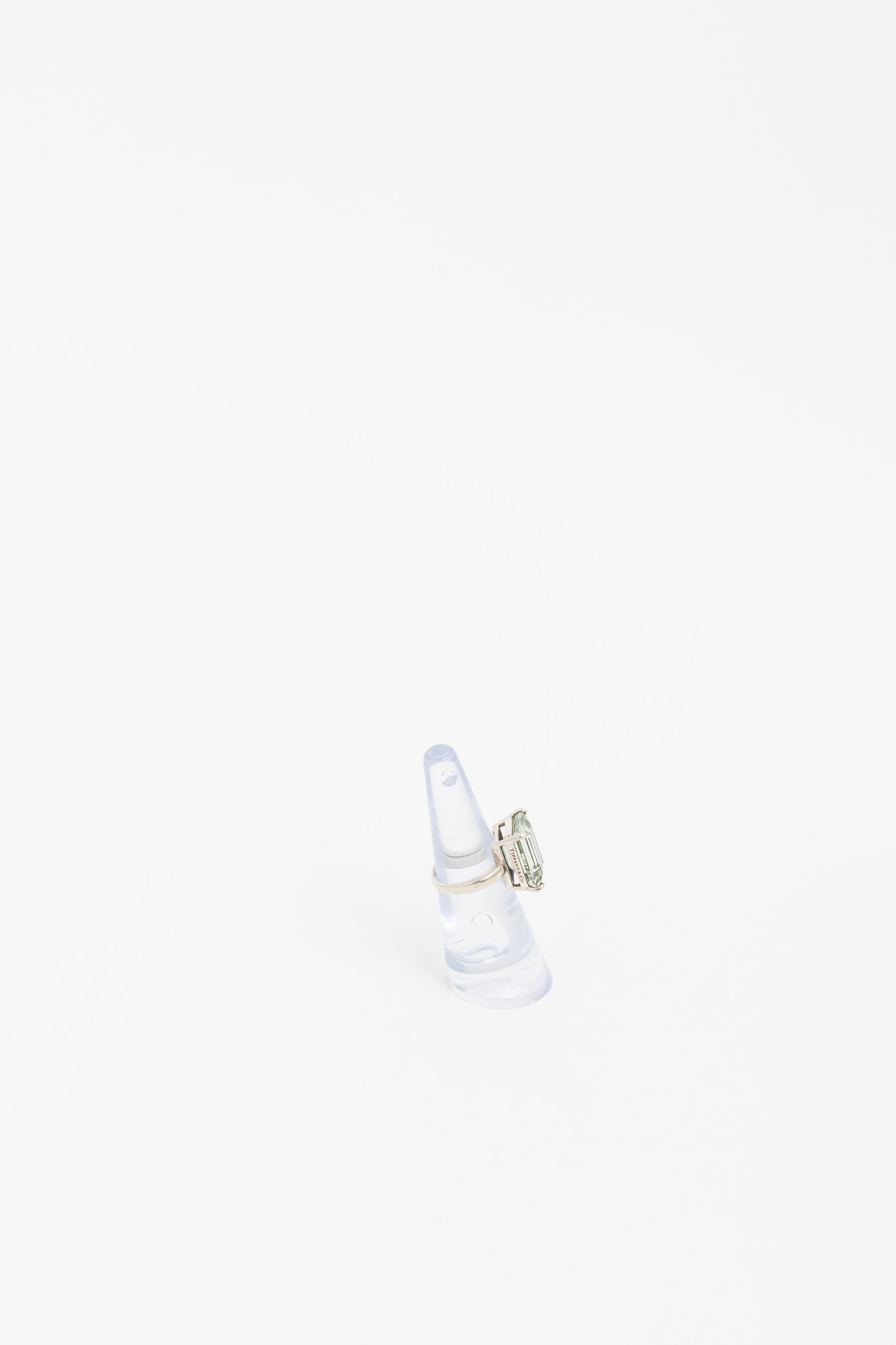 Prasiolite Sparklers Cocktail Ring