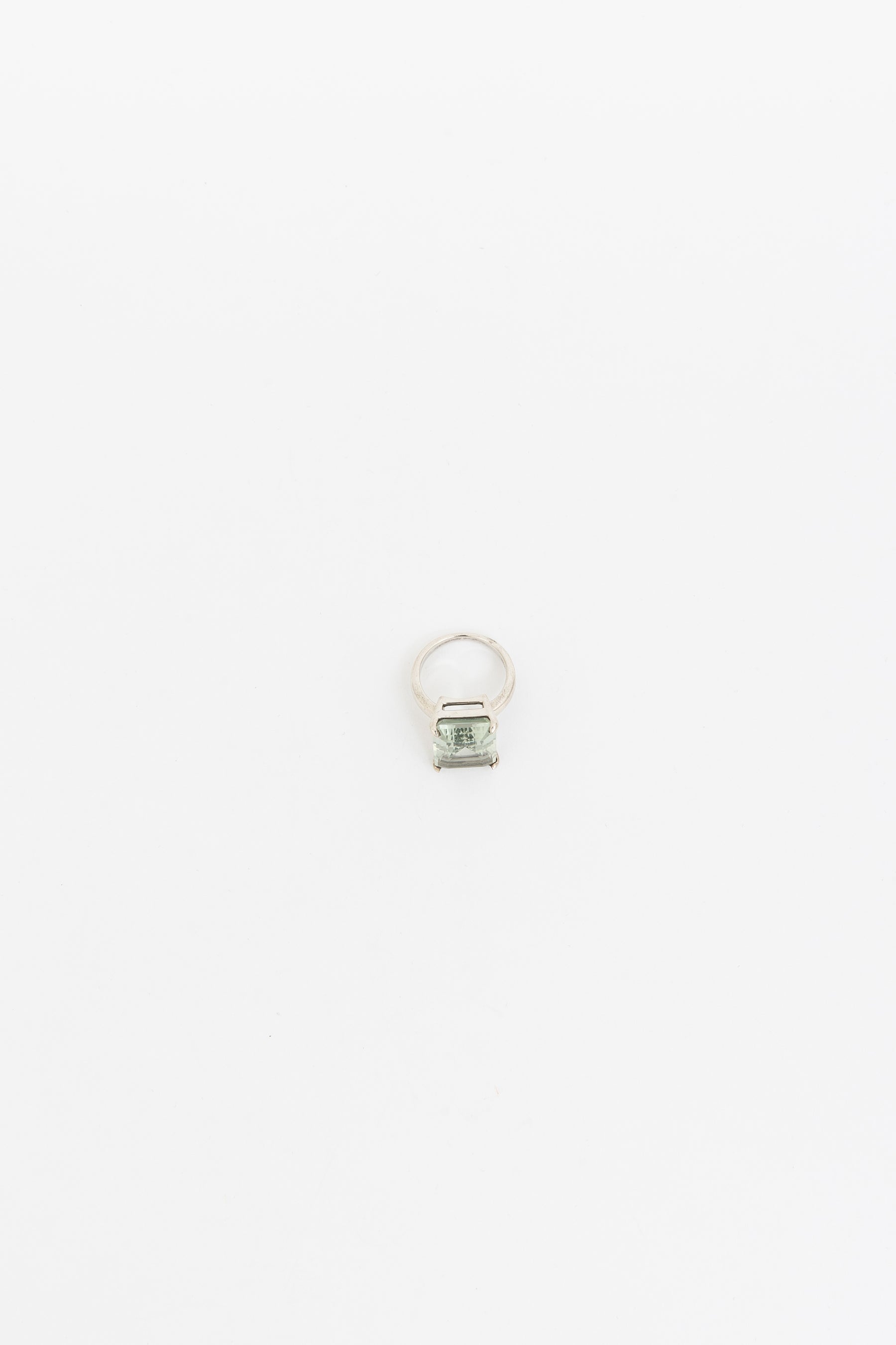 Prasiolite Sparklers Cocktail Ring