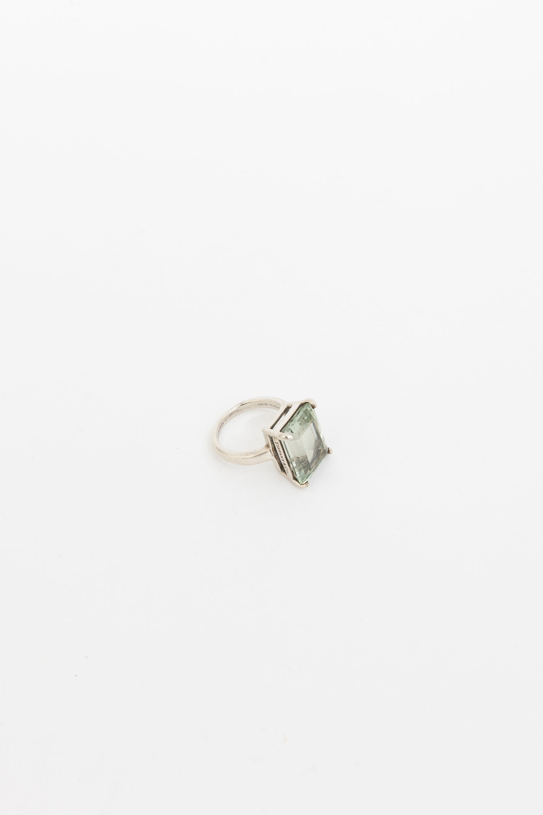 Prasiolite Sparklers Cocktail Ring